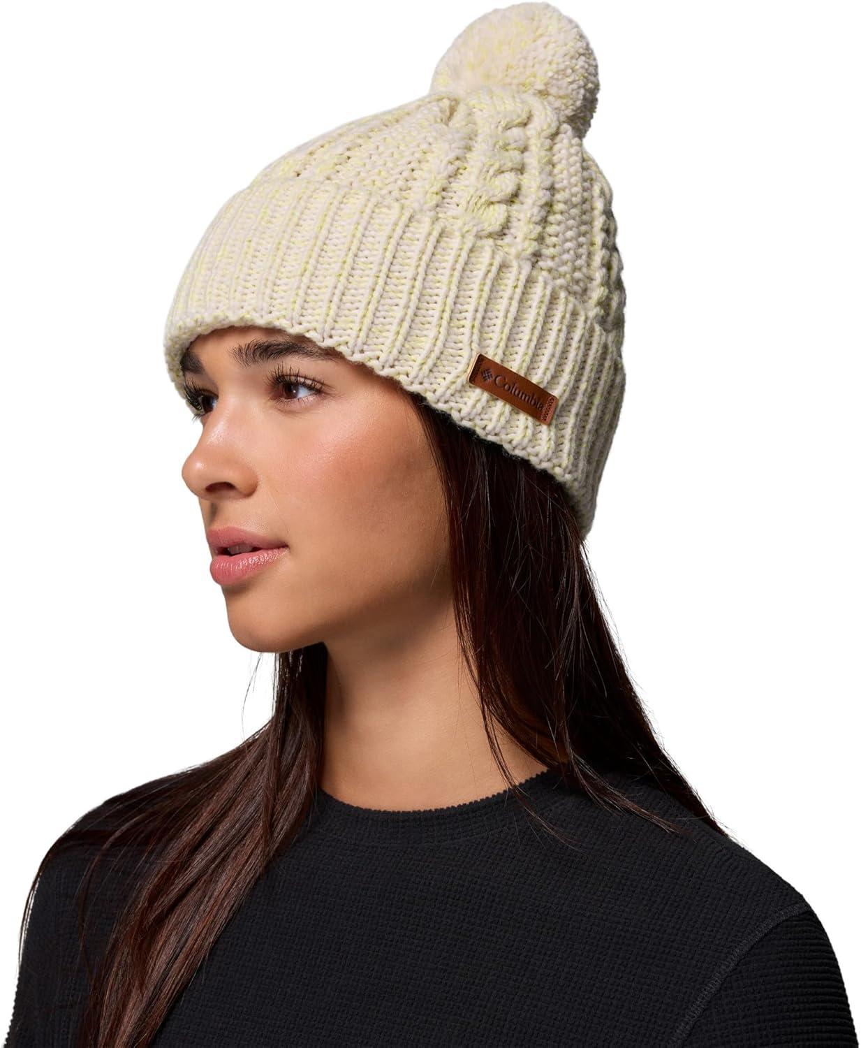 imageColumbia UnisexAdult Cozy Ridge BeanieDark StoneNeon Light Marled