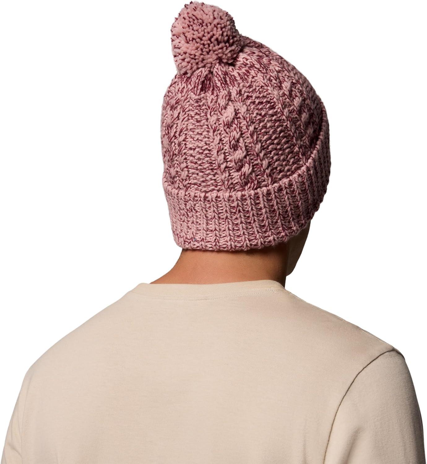 imageColumbia UnisexAdult Cozy Ridge BeanieEraser PinkRich Wine Marled