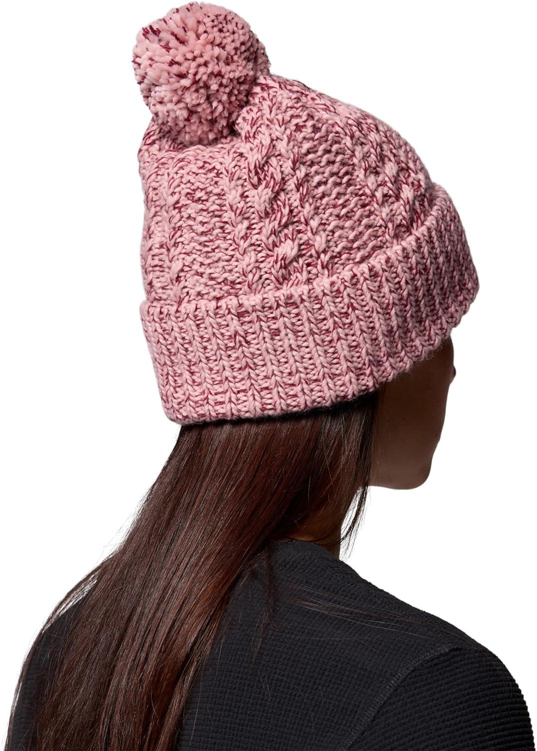 imageColumbia UnisexAdult Cozy Ridge BeanieEraser PinkRich Wine Marled
