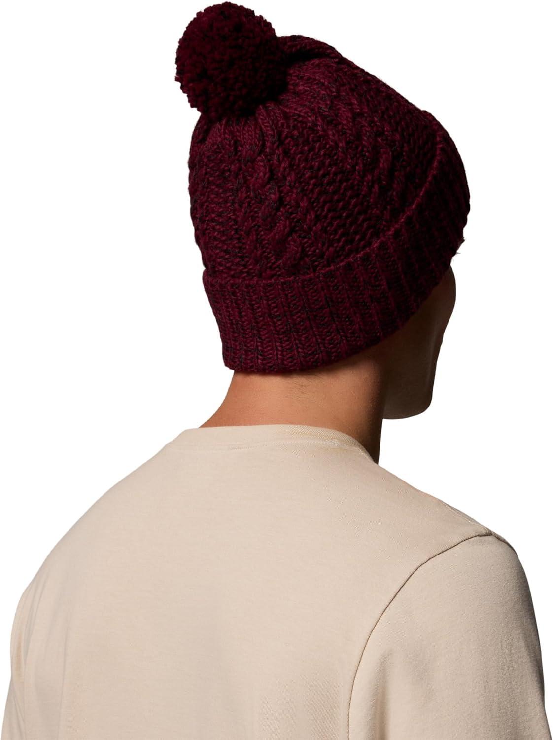 imageColumbia UnisexAdult Cozy Ridge BeanieRich WineBlack Marled