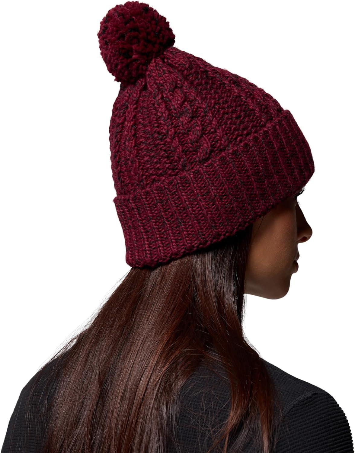imageColumbia UnisexAdult Cozy Ridge BeanieRich WineBlack Marled