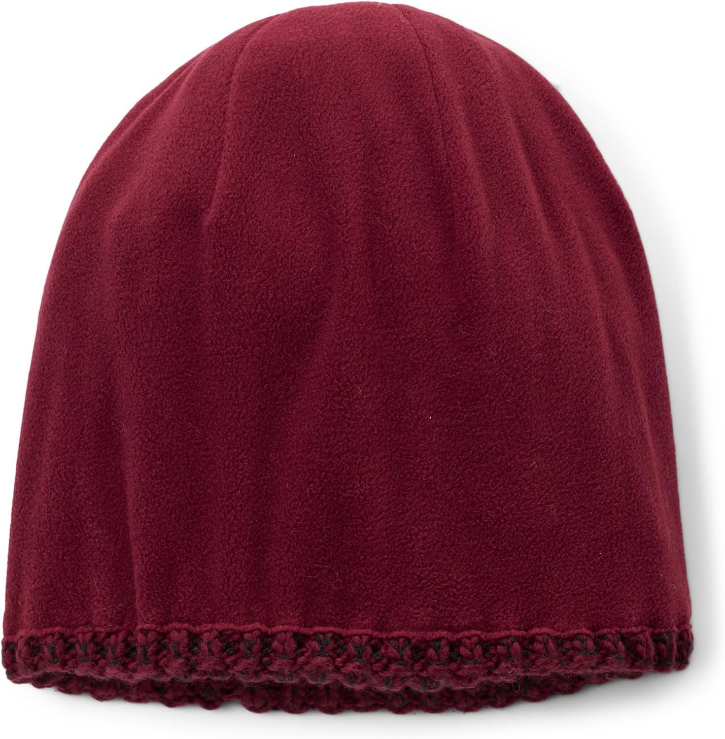 imageColumbia UnisexAdult Cozy Ridge BeanieRich WineBlack Marled