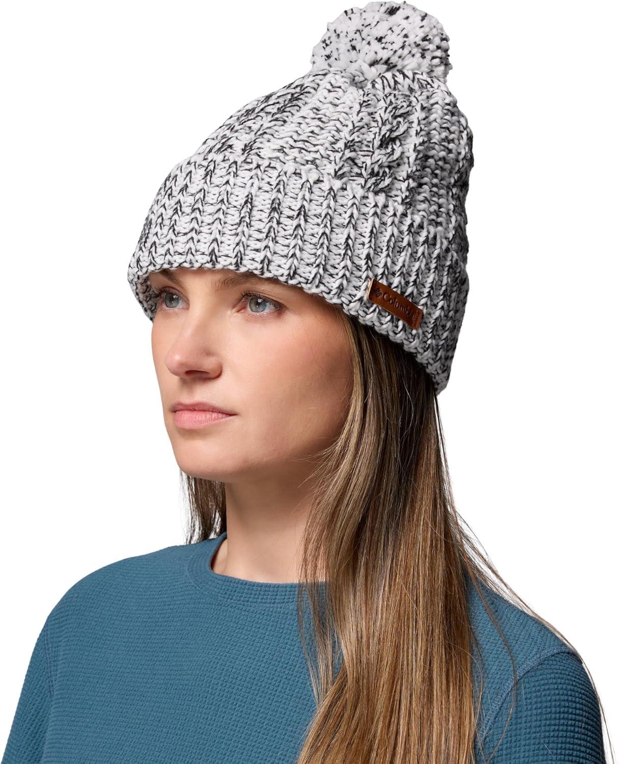 imageColumbia UnisexAdult Cozy Ridge BeanieSea SaltBlack Marled