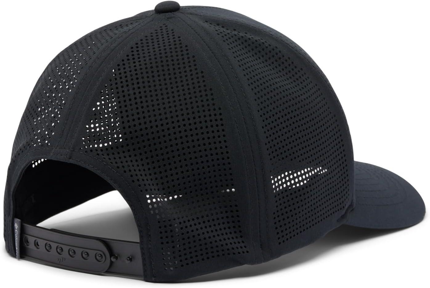 imageColumbia UnisexAdult Mountaincap 3D Stretch Snap BackBlackOutdoor Original