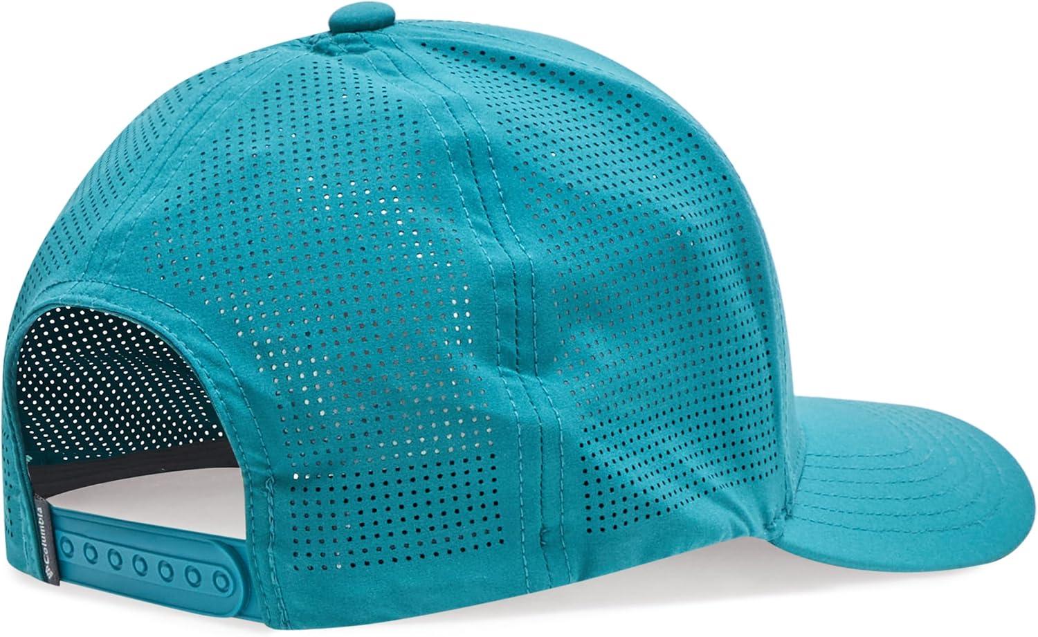 imageColumbia UnisexAdult Mountaincap 3D Stretch Snap BackRiver BlueCircular Linescape