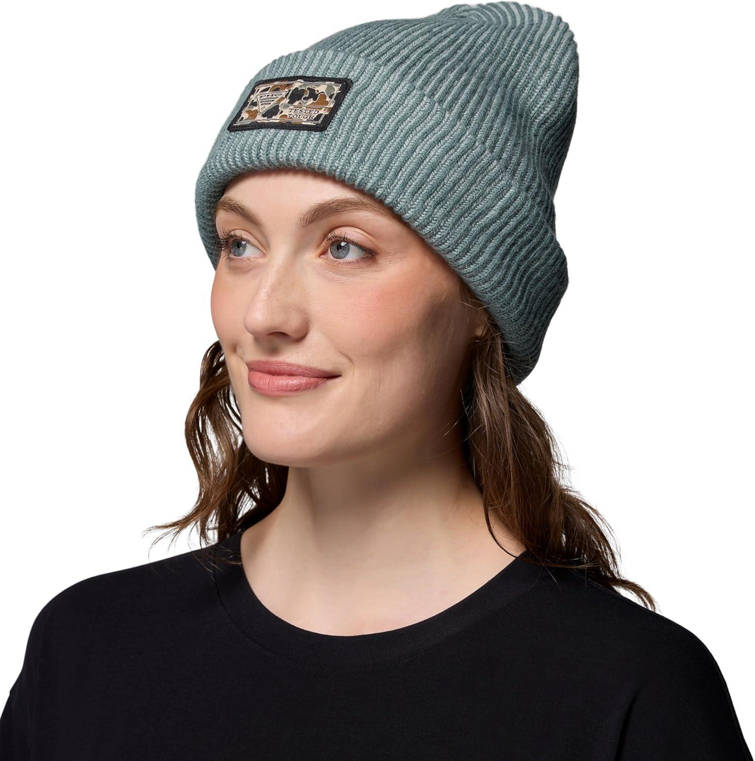 imageColumbia UnisexAdult PHG Patch BeaniePondNiagaraTested Tough Box Duck