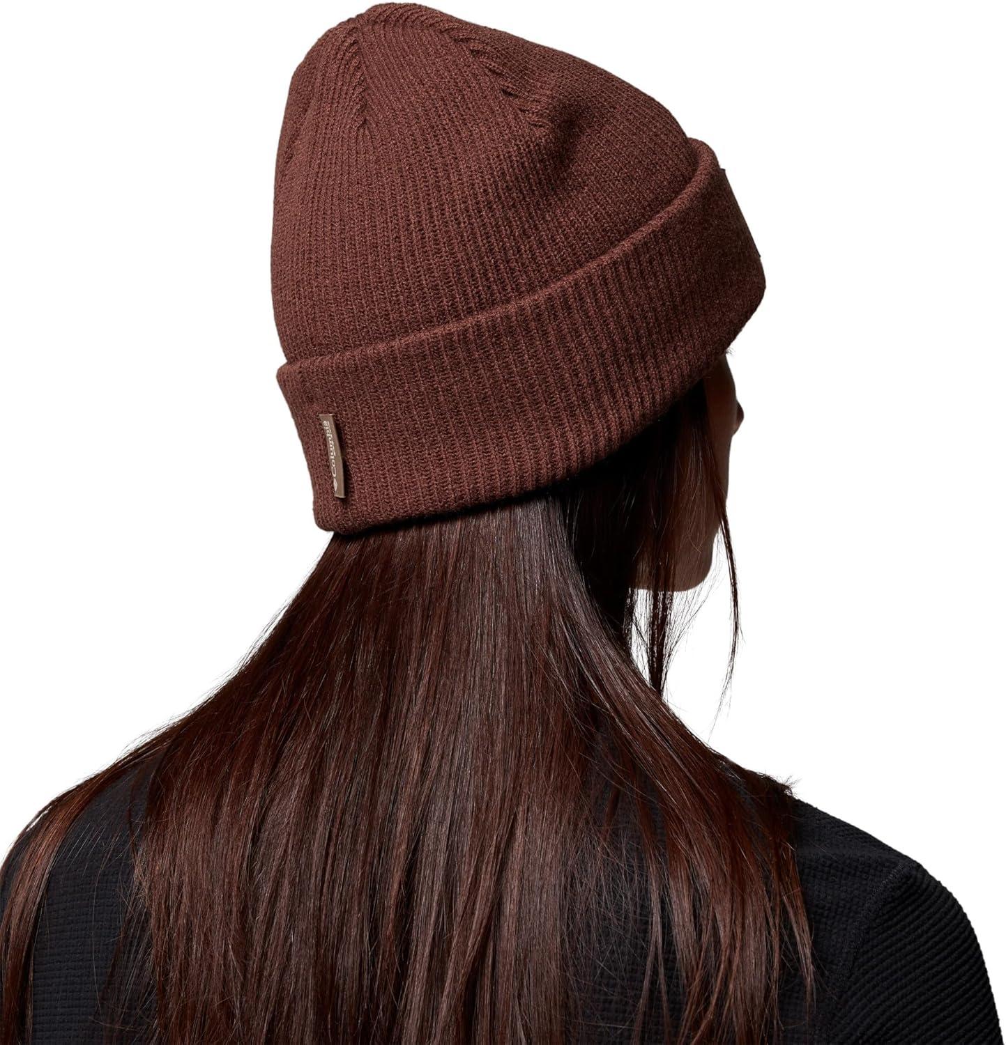 imageColumbia UnisexAdult PHG Patch BeanieTobaccoGame Flag