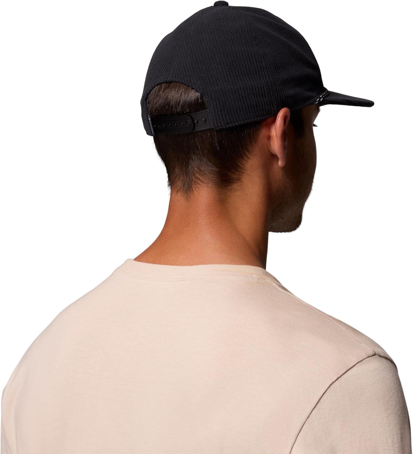 imageColumbia UnisexAdult Packsaddle Corduroy Snap BackBlackChenille Patch