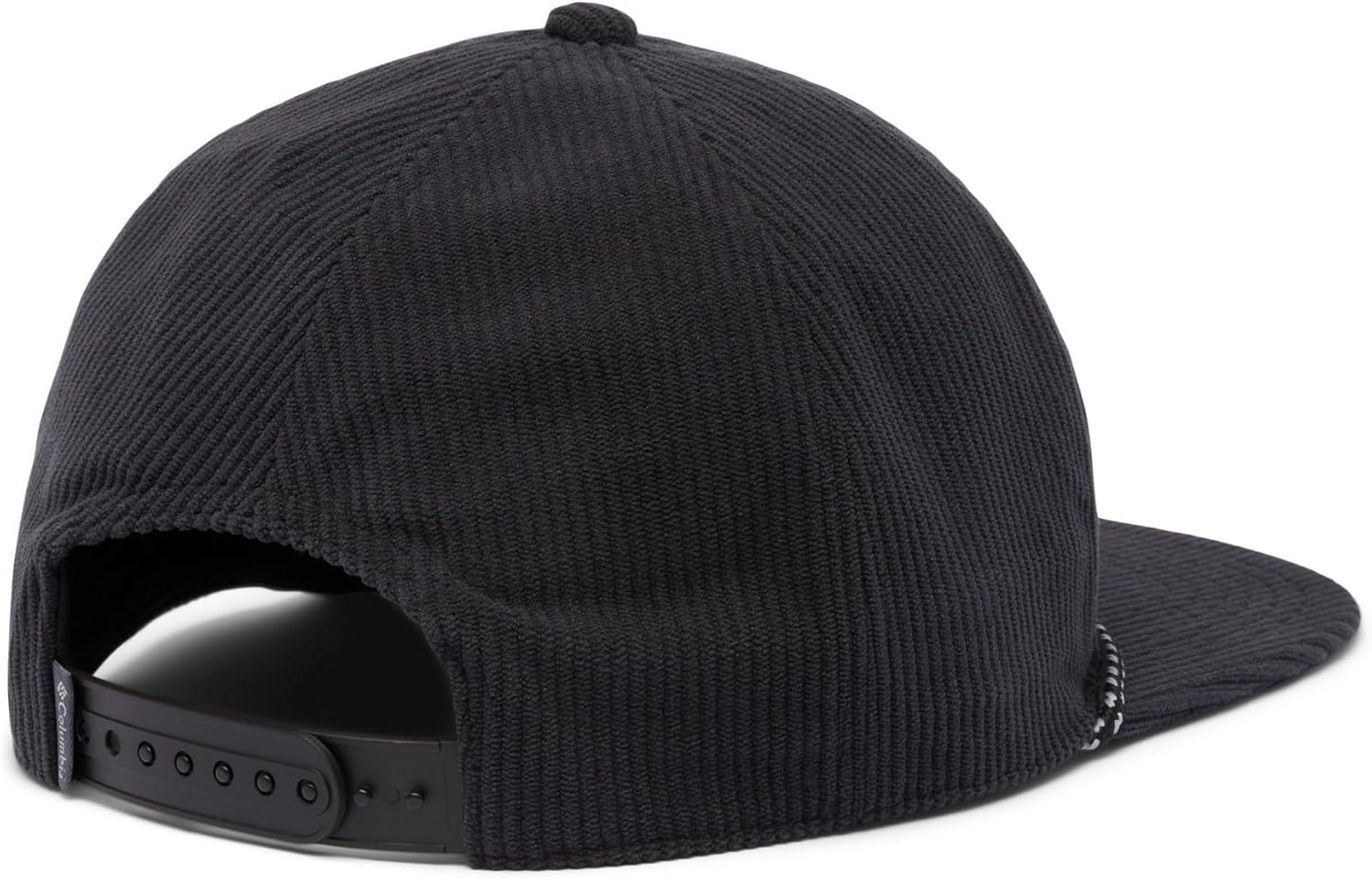 imageColumbia UnisexAdult Packsaddle Corduroy Snap BackBlackChenille Patch