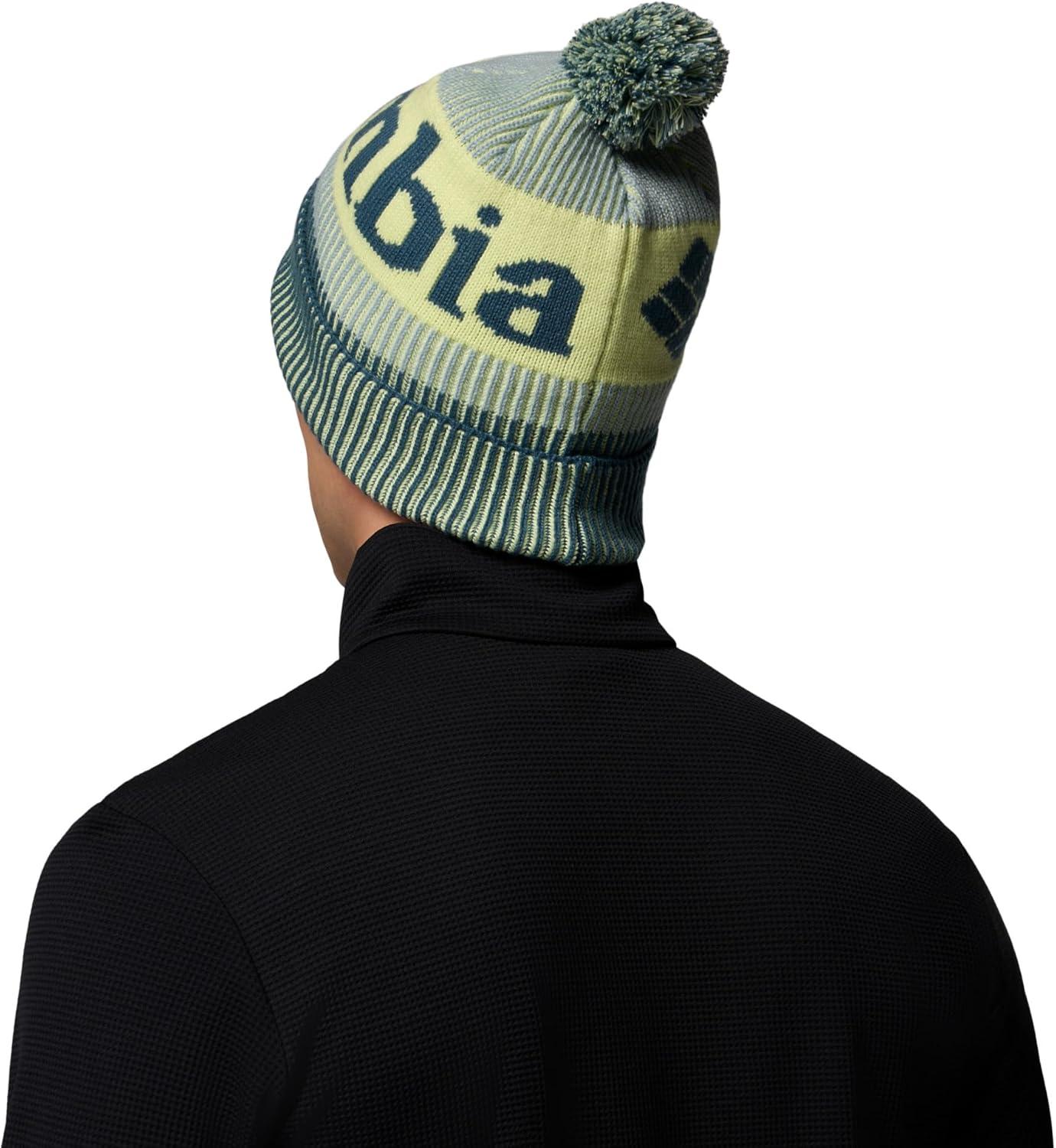 imageColumbia UnisexAdult Polar Powder III BeanieEverblueCrushed BlueCitron Haze
