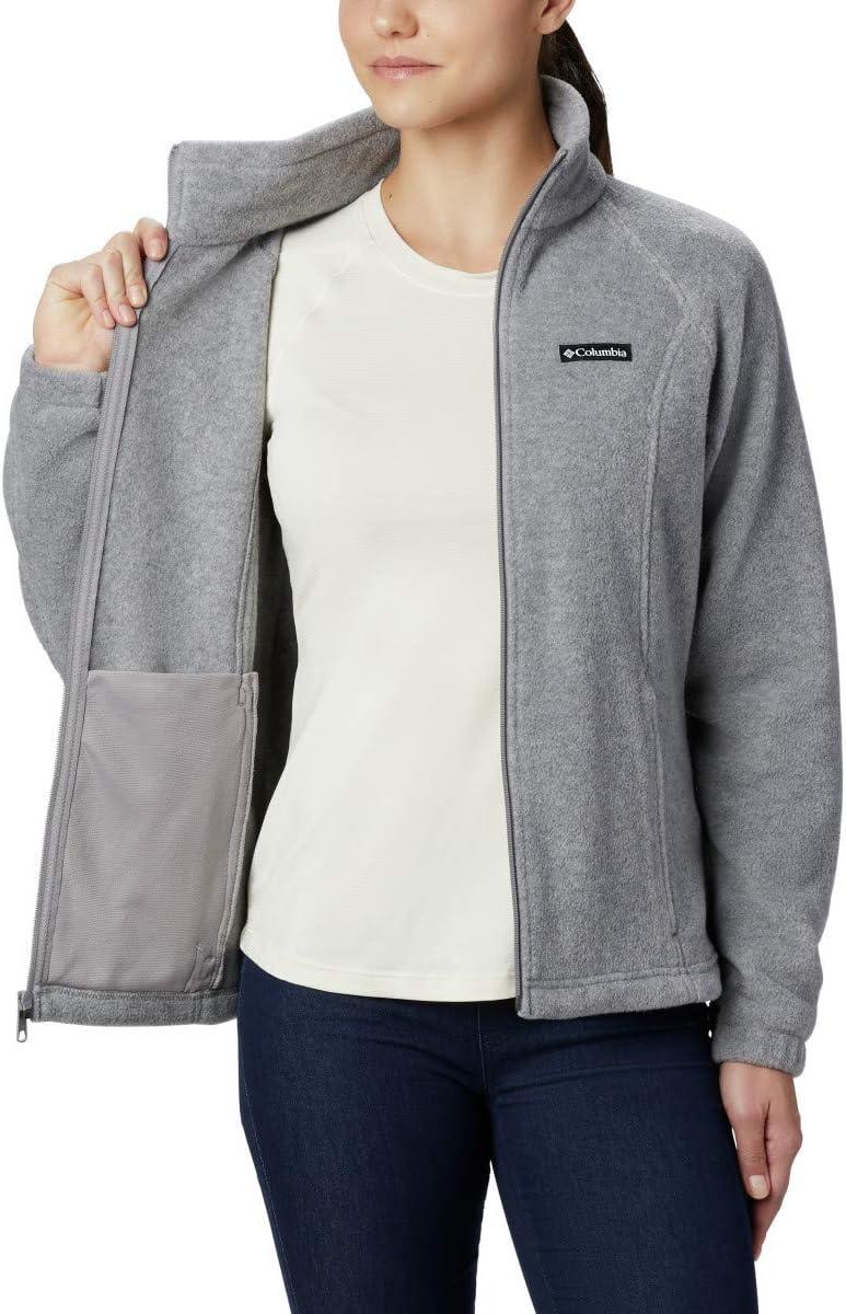 imageColumbia Womens Benton Springs Full ZipLight Grey Heather