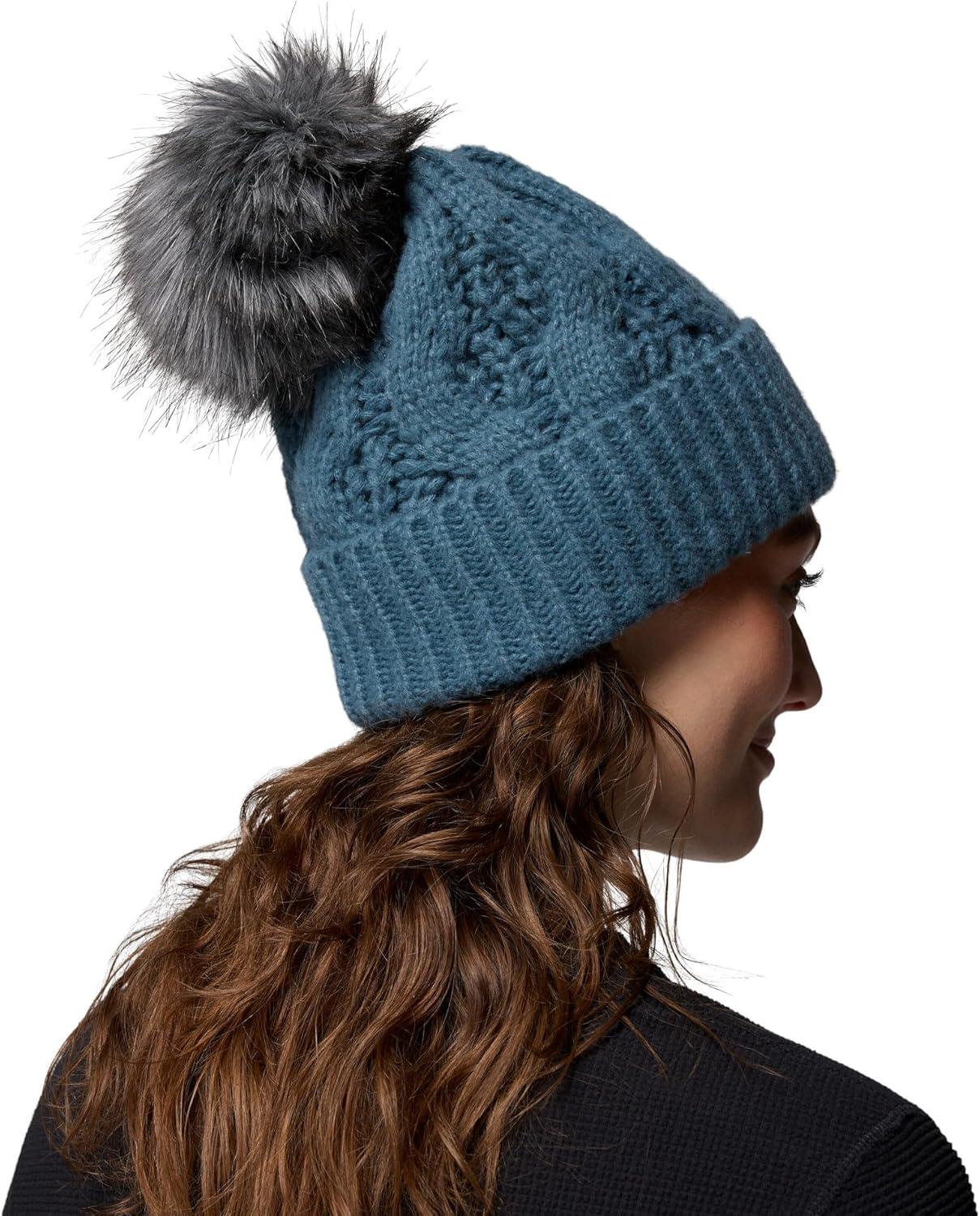 imageColumbia Womens Boundless Days Cable Knit Pom BeanieEverblue