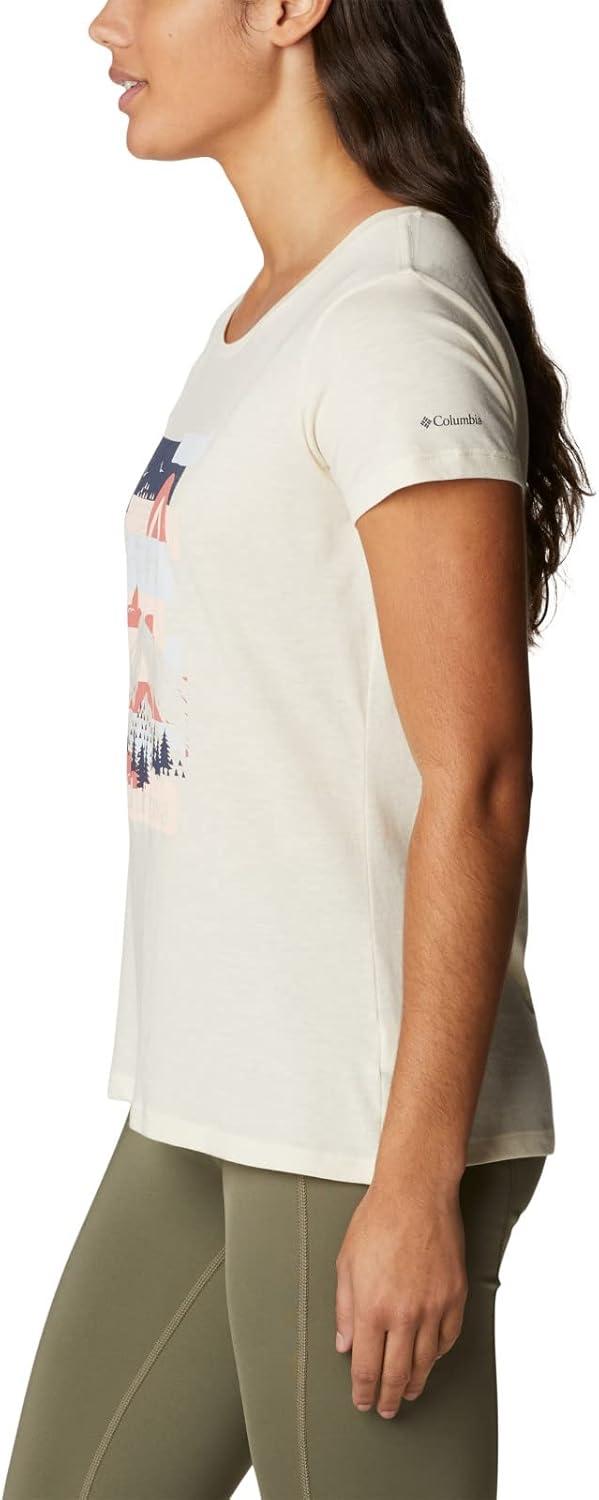 imageColumbia Womens Daisy Days Short Sleeve Graphic TeeChalkScenic Collage