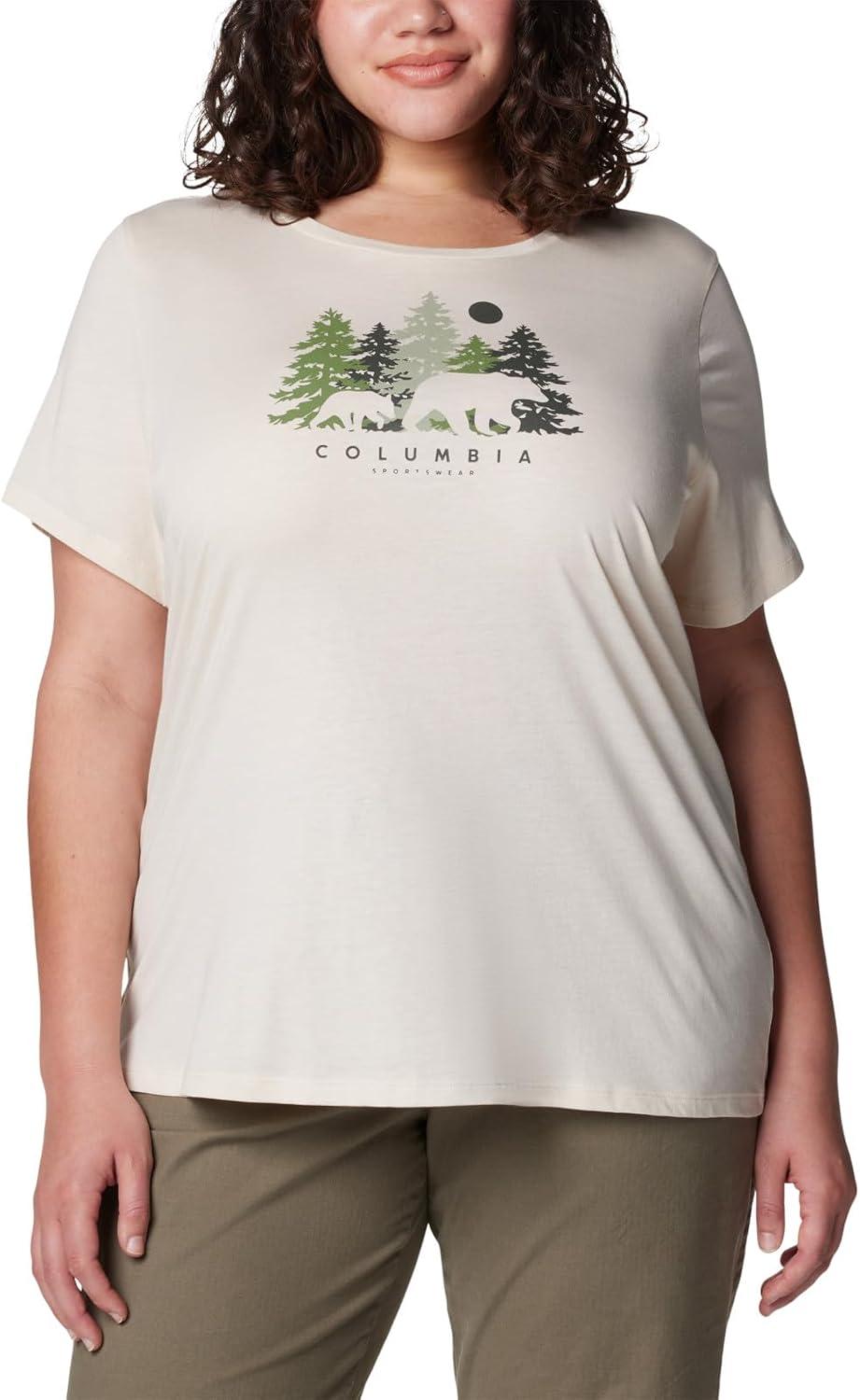 imageColumbia Womens Daisy Days Short Sleeve Graphic TeeChalkTreehome
