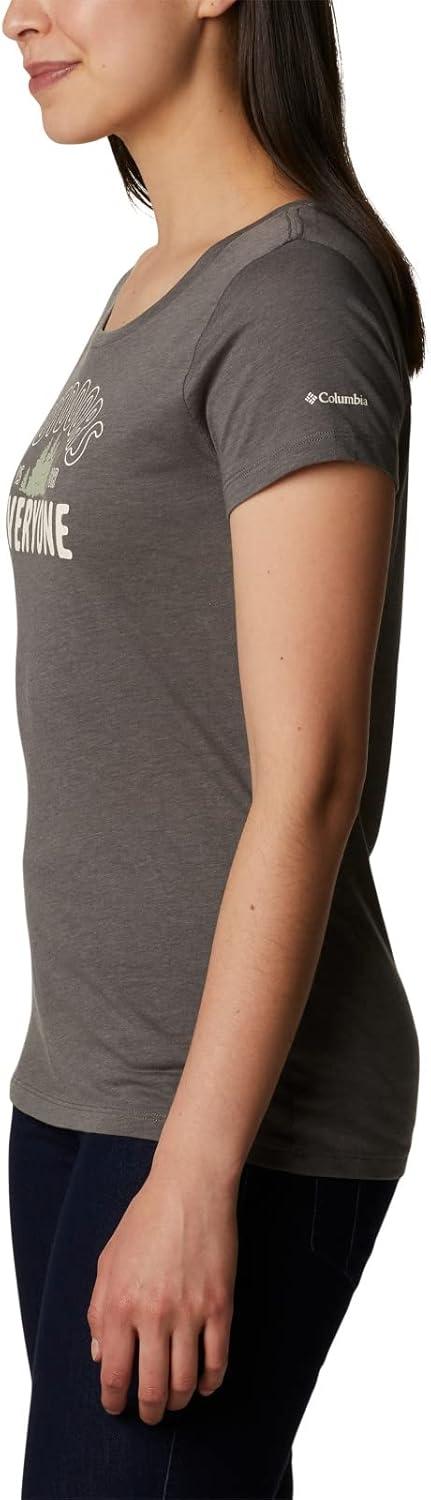 imageColumbia Womens Daisy Days Short Sleeve Graphic TeeCharcoal HeatherSeek Outdoors