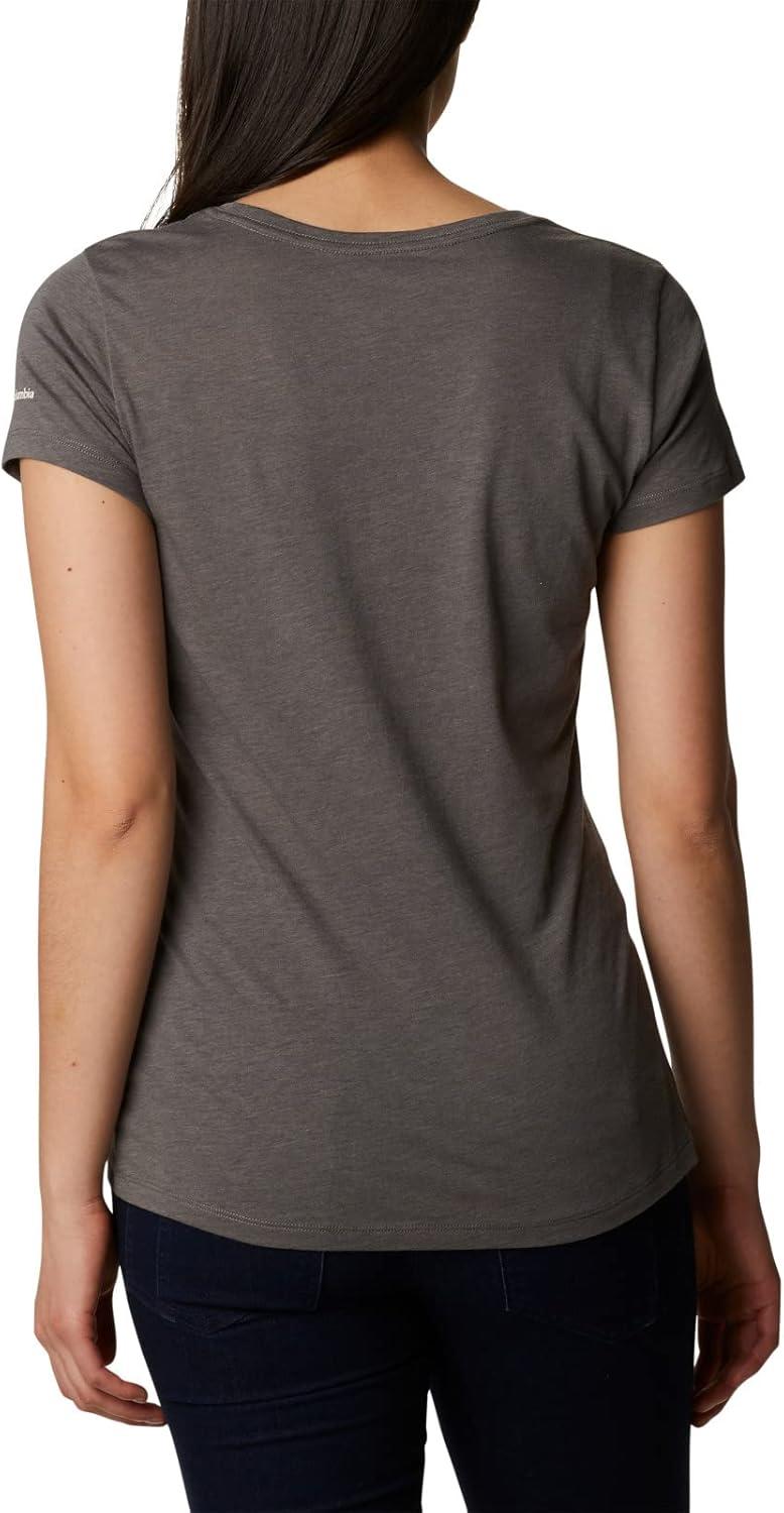 imageColumbia Womens Daisy Days Short Sleeve Graphic TeeCharcoal HeatherSeek Outdoors