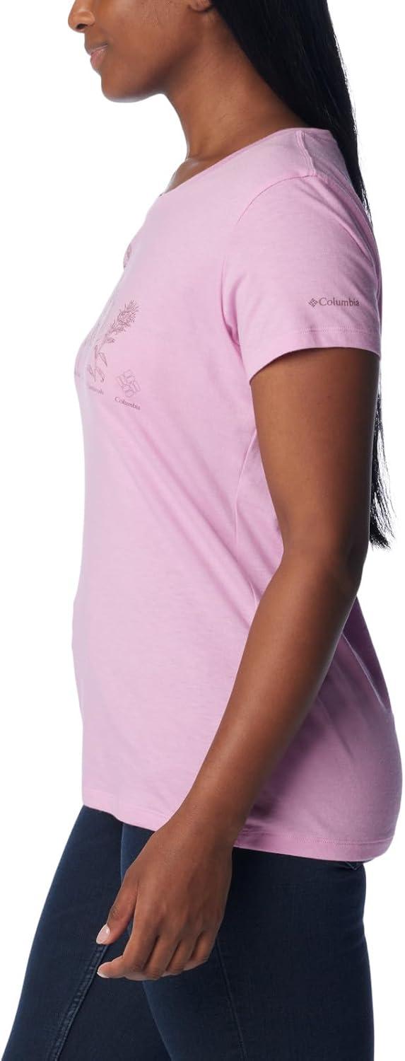 imageColumbia Womens Daisy Days Short Sleeve Graphic TeeCosmos HeatherFloral Friends