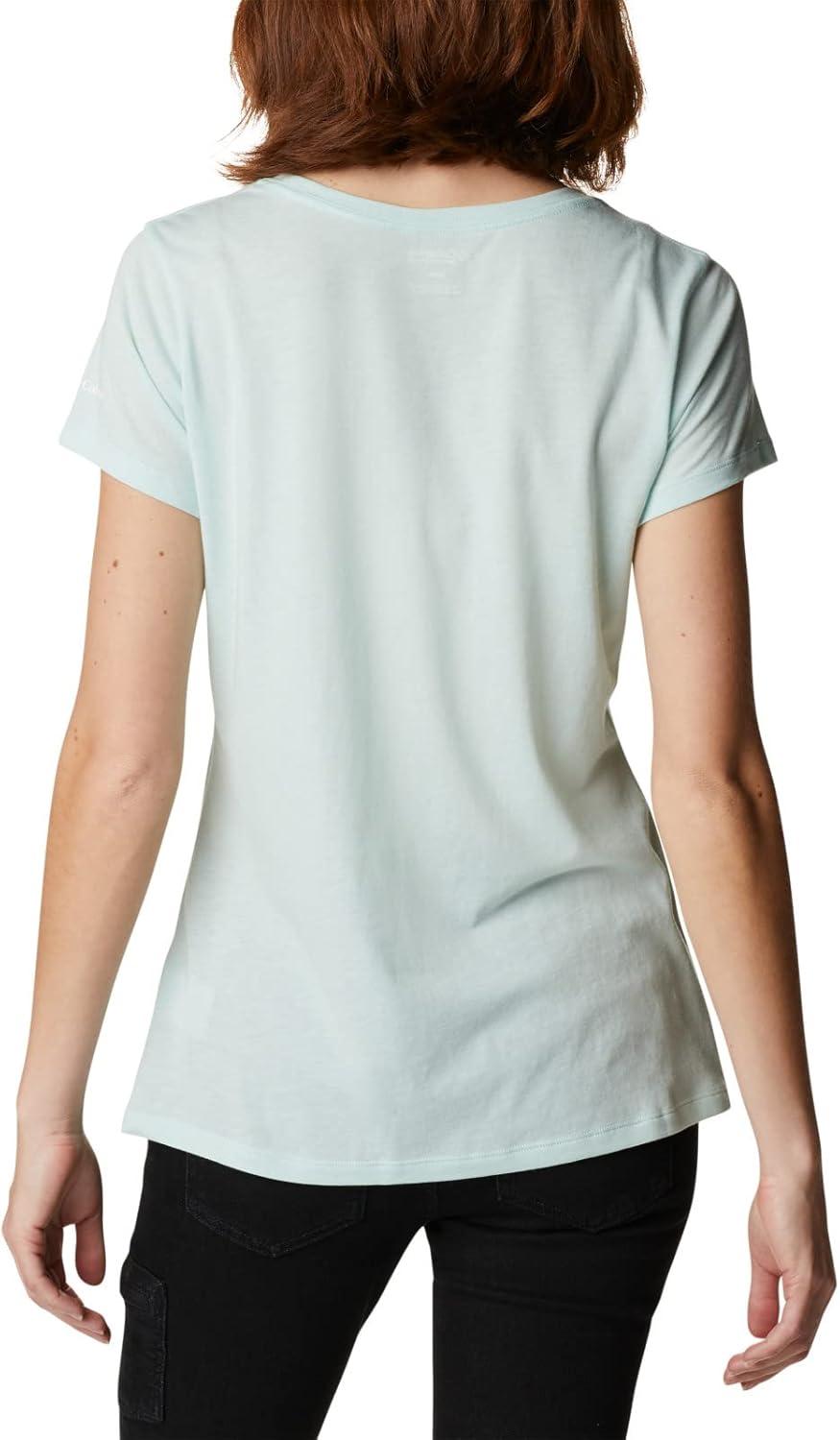 imageColumbia Womens Daisy Days Short Sleeve Graphic TeeIcy Morn HeatherVan Life