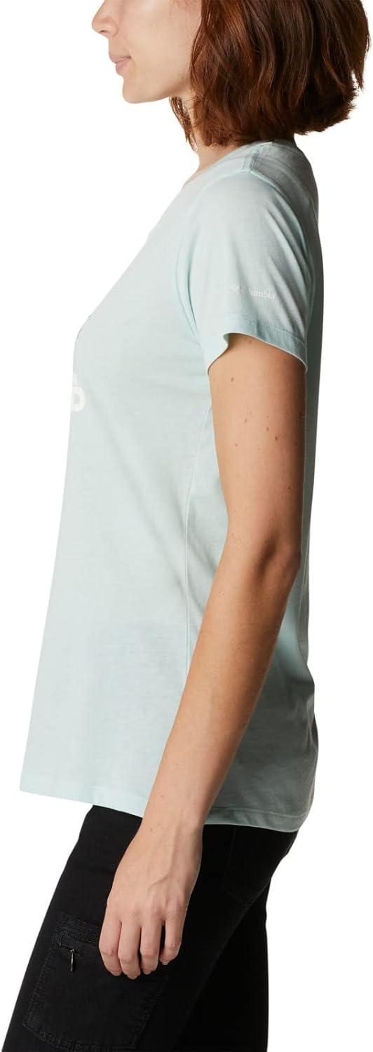 imageColumbia Womens Daisy Days Short Sleeve Graphic TeeIcy Morn HeatherVan Life