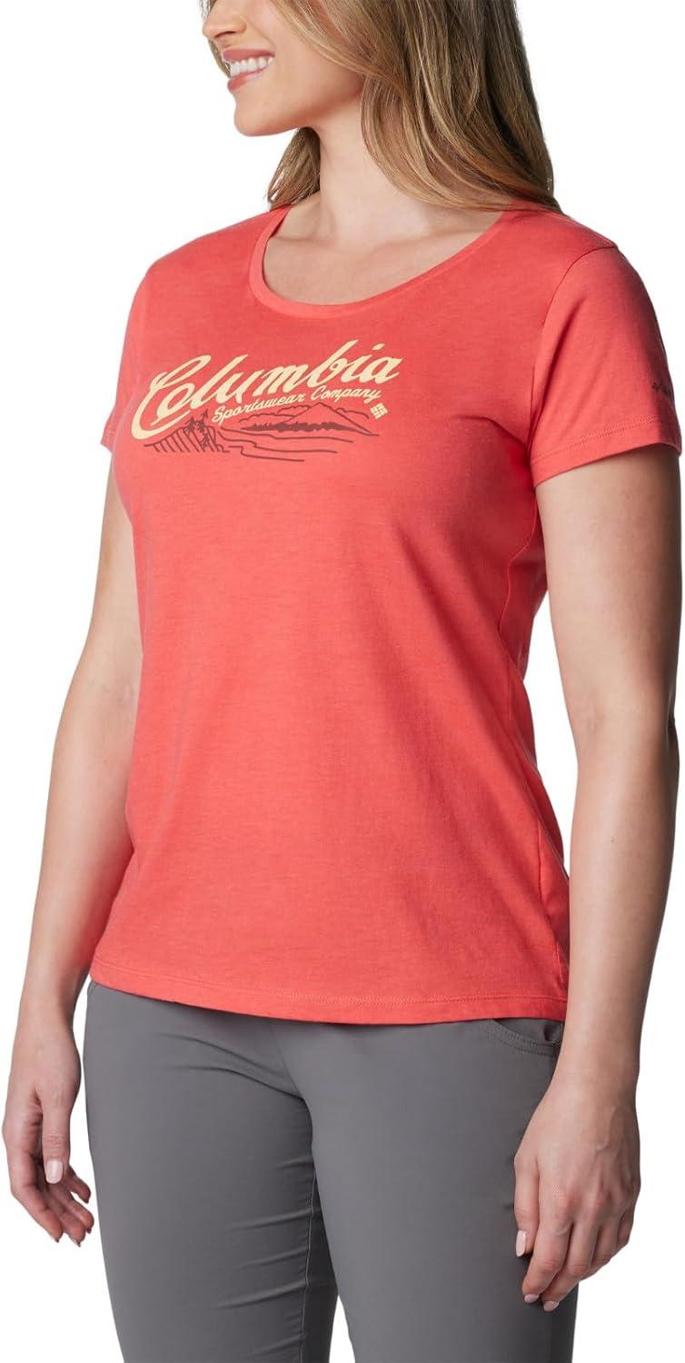 imageColumbia Womens Daisy Days Short Sleeve Graphic TeeJuicy HeatherSimply Scripted