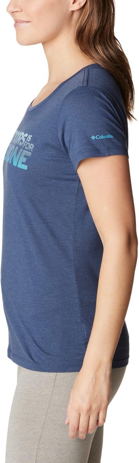 imageColumbia Womens Daisy Days Short Sleeve Graphic TeeNocturnal HeatherBe Outdoors Graphic
