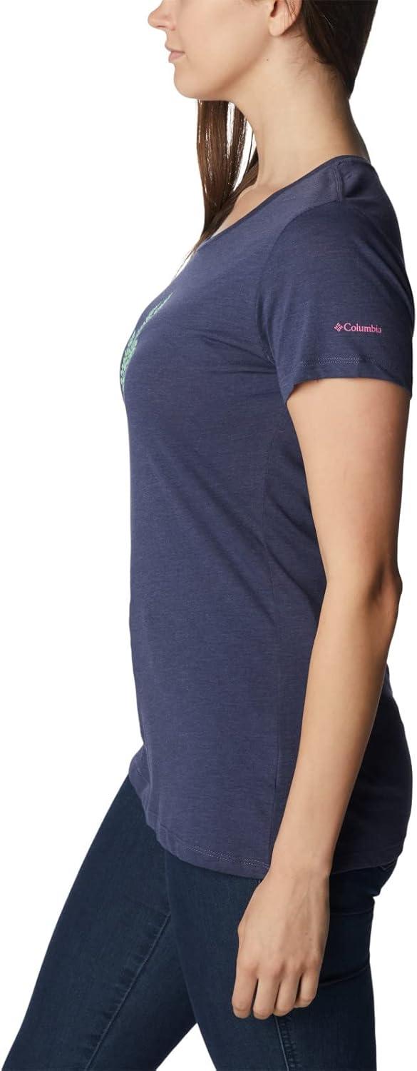 imageColumbia Womens Daisy Days Short Sleeve Graphic TeeNocturnal HeatherBest Site Graphic