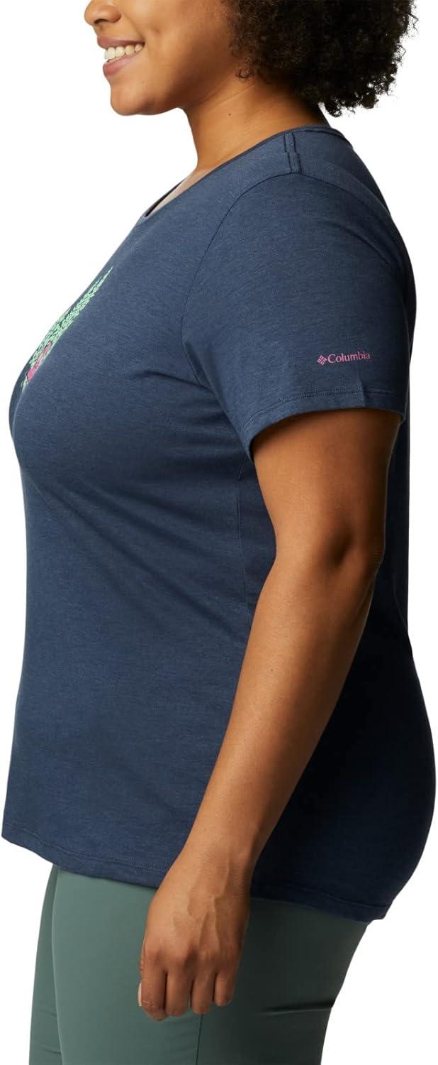 imageColumbia Womens Daisy Days Short Sleeve Graphic TeeNocturnal HeatherBest Site Graphic