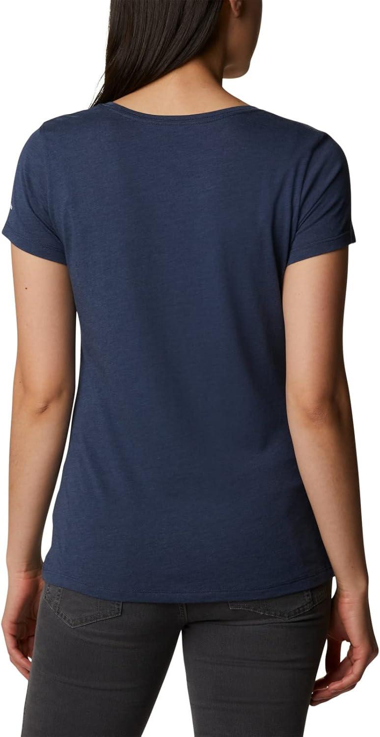 imageColumbia Womens Daisy Days Short Sleeve Graphic TeeNocturnal HeatherBorn to Camp