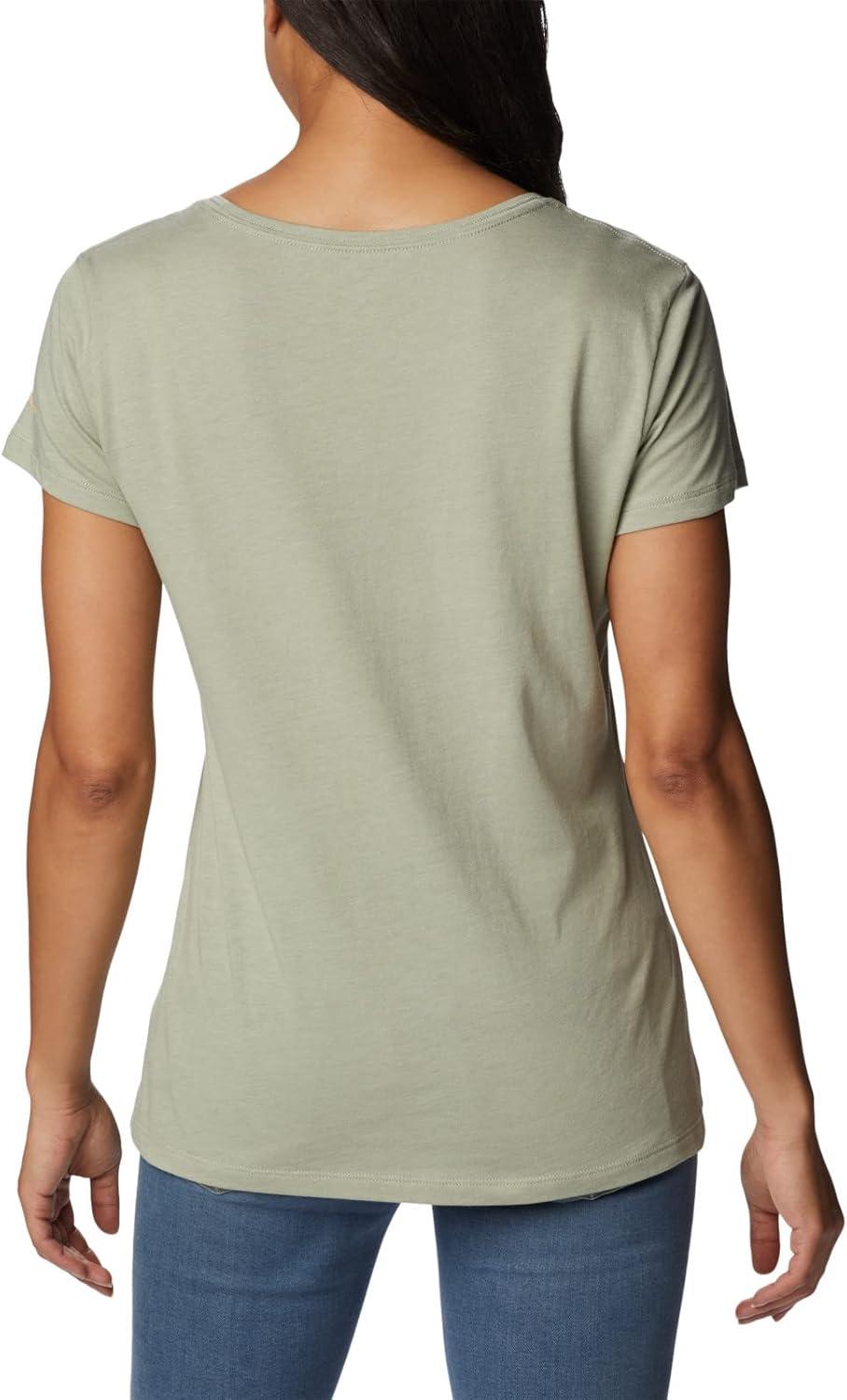 imageColumbia Womens Daisy Days Short Sleeve Graphic TeeSafari HeatherBe Outdoors Graphic