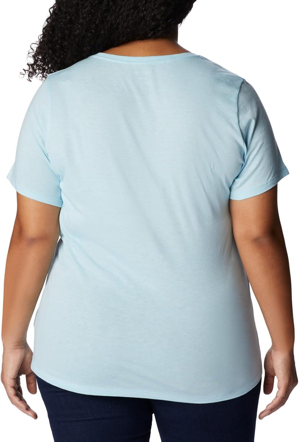 imageColumbia Womens Daisy Days Short Sleeve Graphic TeeSpring Blue HeatherFind Your Wild Graphic