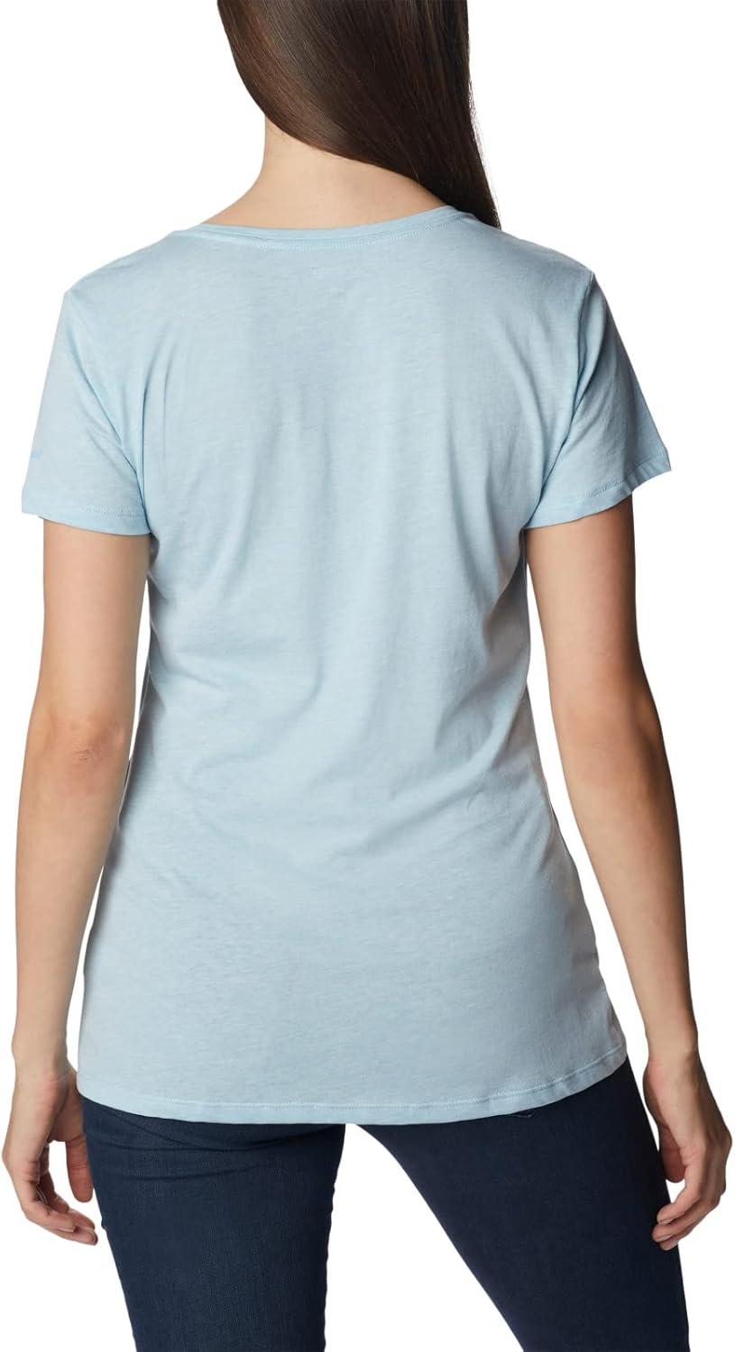 imageColumbia Womens Daisy Days Short Sleeve Graphic TeeSpring Blue HeatherFind Your Wild Graphic