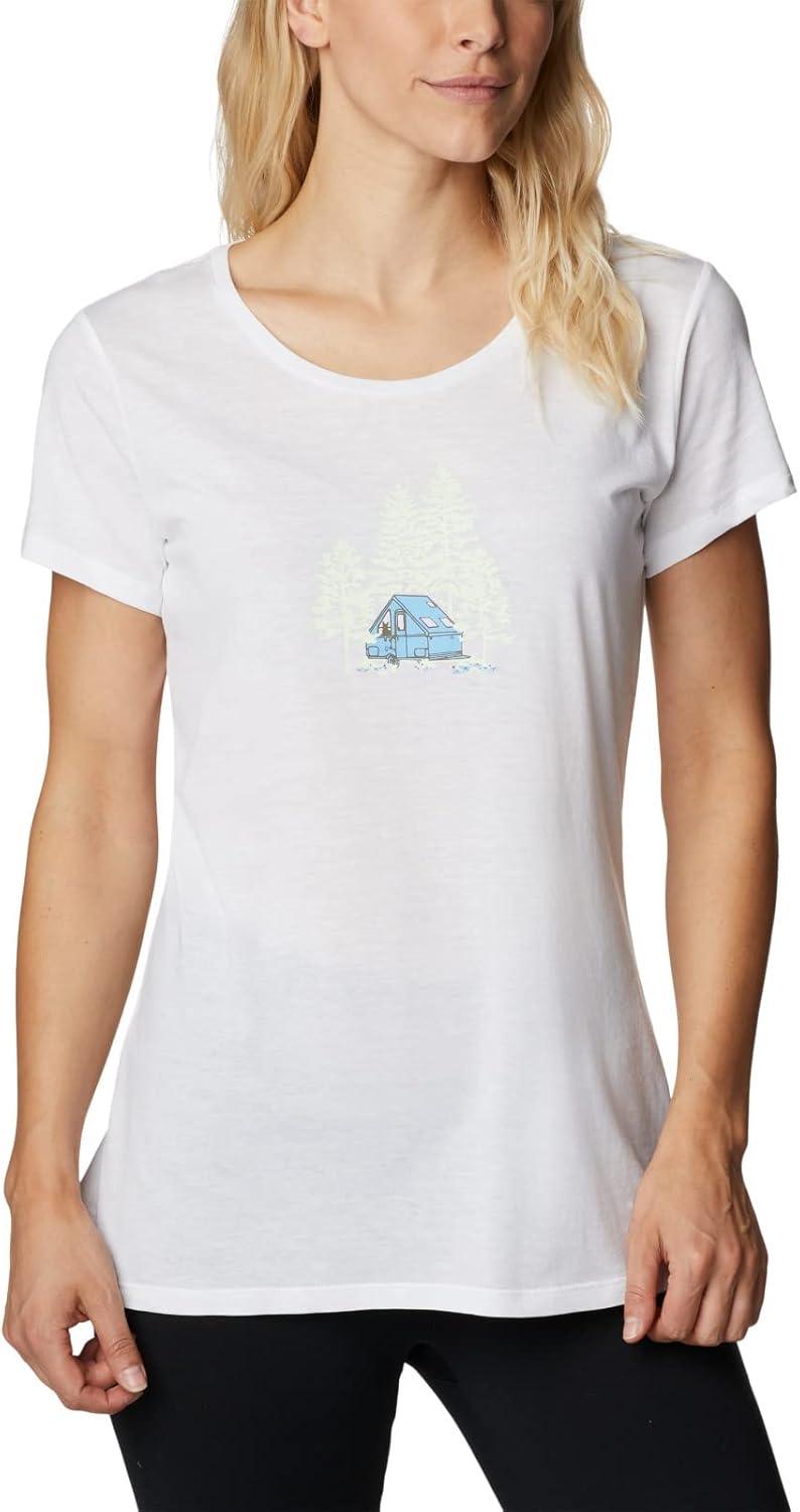 imageColumbia Womens Daisy Days Short Sleeve Graphic TeeWhiteBest Site Graphic