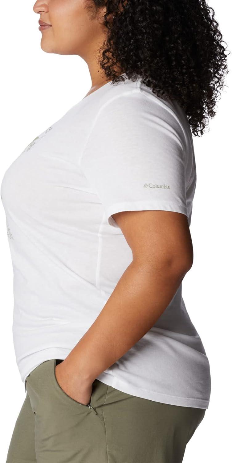 imageColumbia Womens Daisy Days Short Sleeve Graphic TeeWhiteFind Your Wild Graphic