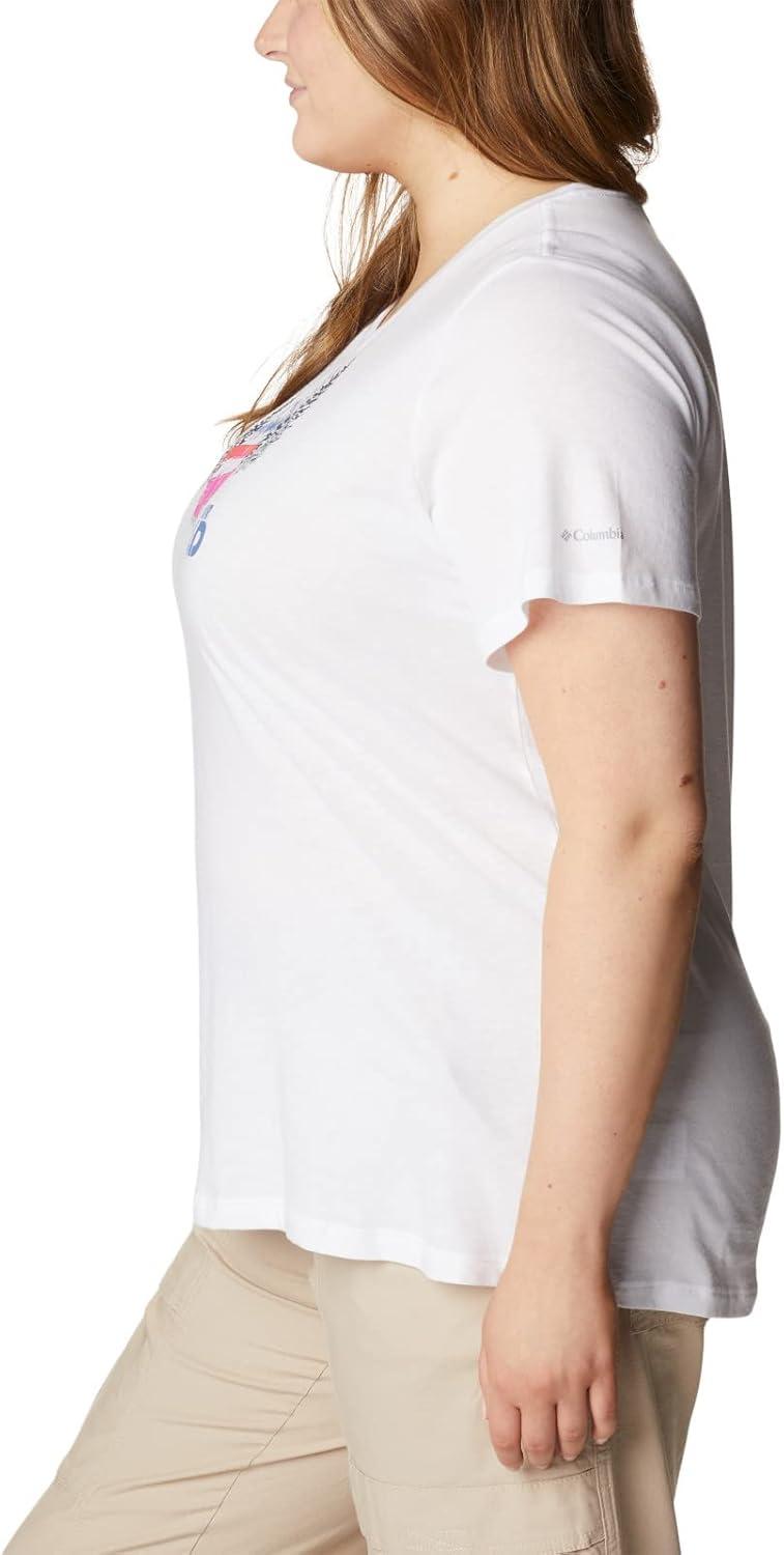 imageColumbia Womens Daisy Days Short Sleeve Graphic TeeWhiteVan Life