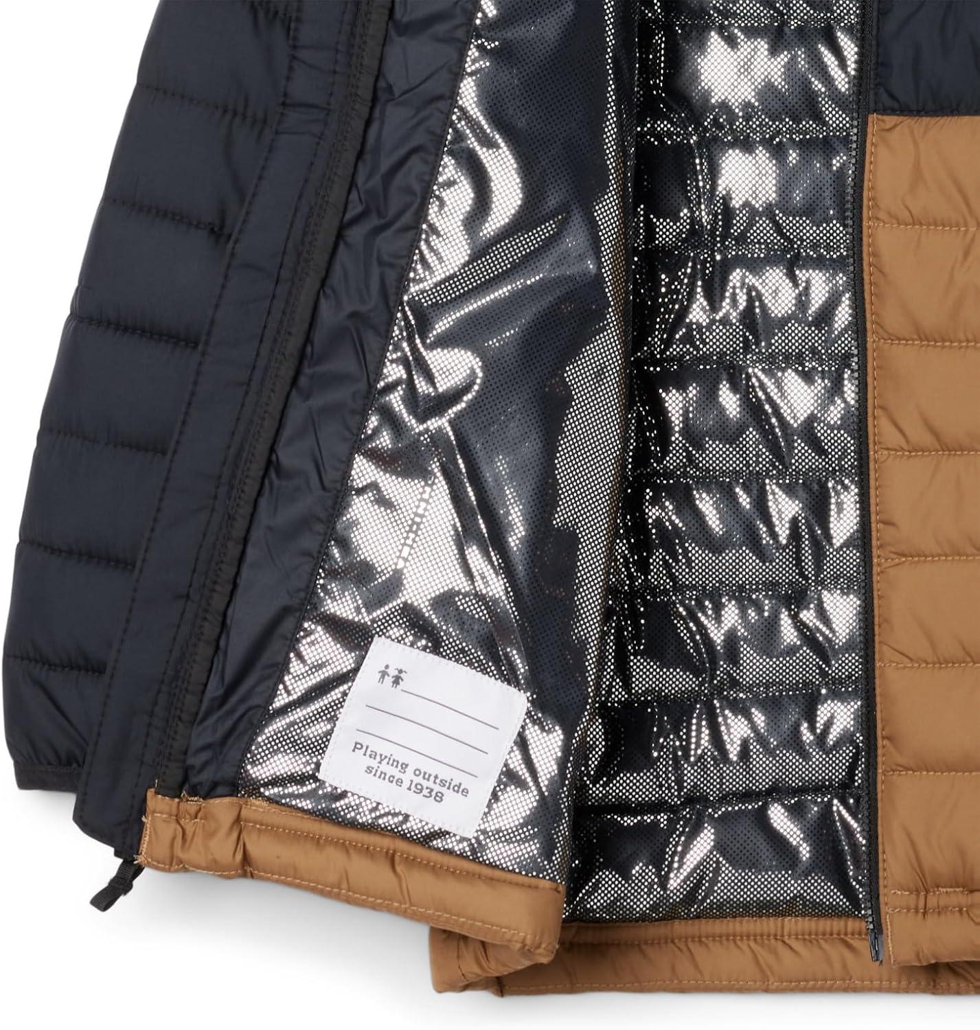 imageColumbia boys Powder Lite II Hooded JacketDeltaBlack