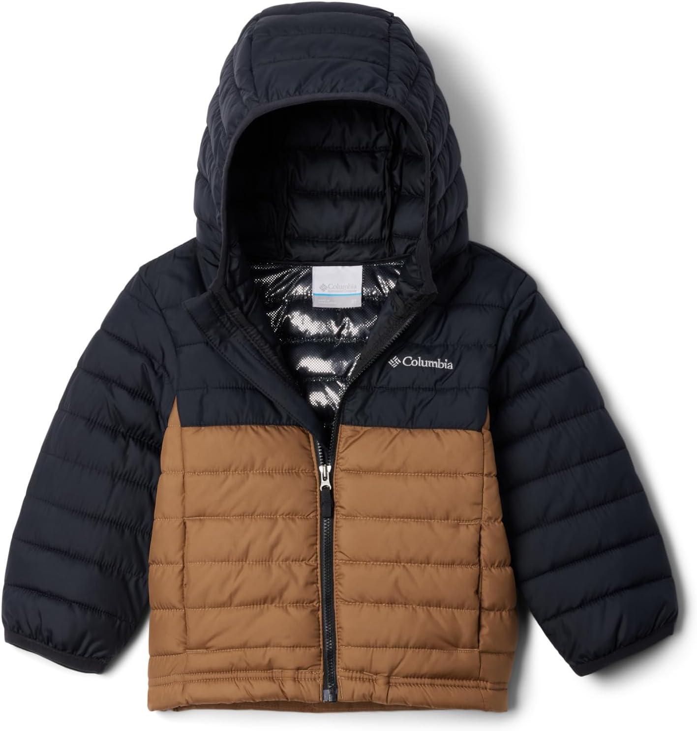imageColumbia boys Powder Lite II Hooded JacketDeltaBlack