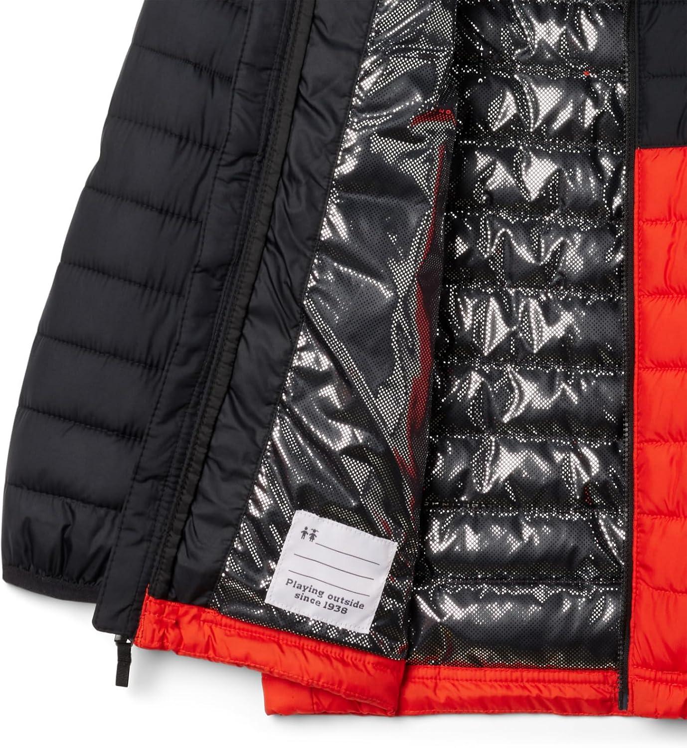 imageColumbia boys Powder Lite II Hooded JacketSpicyBlack