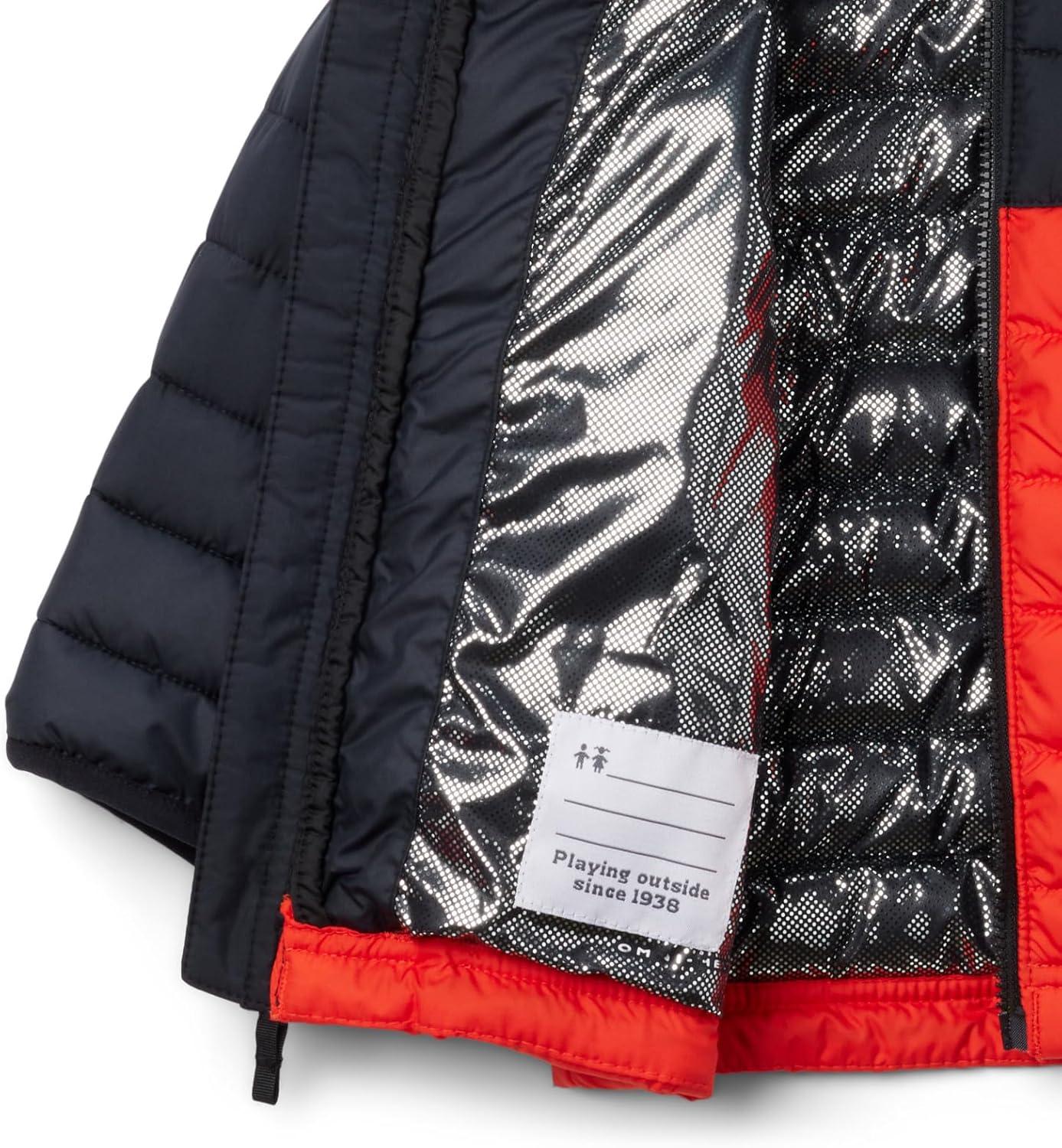 imageColumbia boys Powder Lite II Hooded JacketSpicyBlack