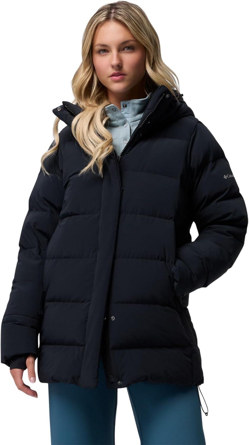 imageColumbia womens Amaze Puff Mid Hooded JacketBlack