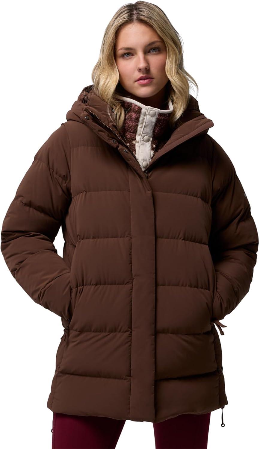 imageColumbia womens Amaze Puff Mid Hooded JacketTobacco