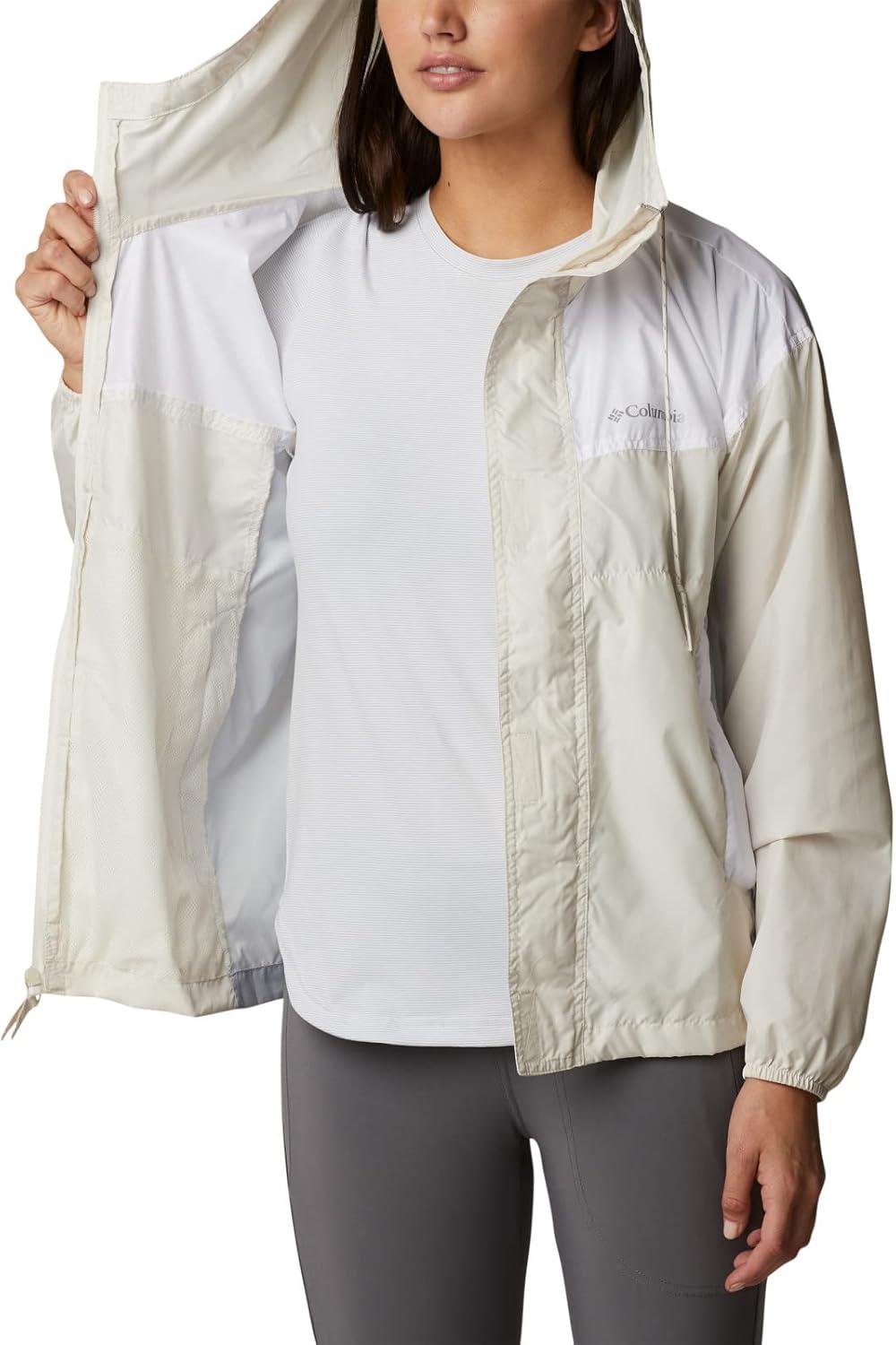 imageColumbia womens Flash Challenger WindbreakerChalkWhiteCirrus Grey