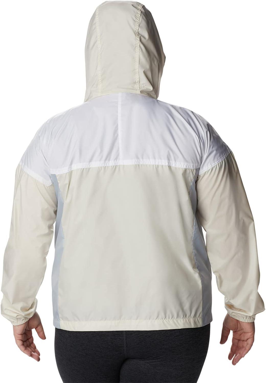 imageColumbia womens Flash Challenger WindbreakerChalkWhiteCirrus Grey