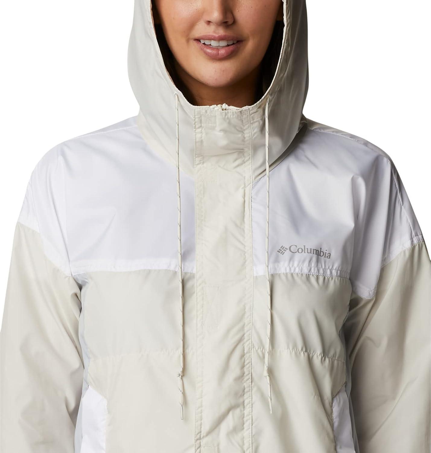 imageColumbia womens Flash Challenger WindbreakerChalkWhiteCirrus Grey