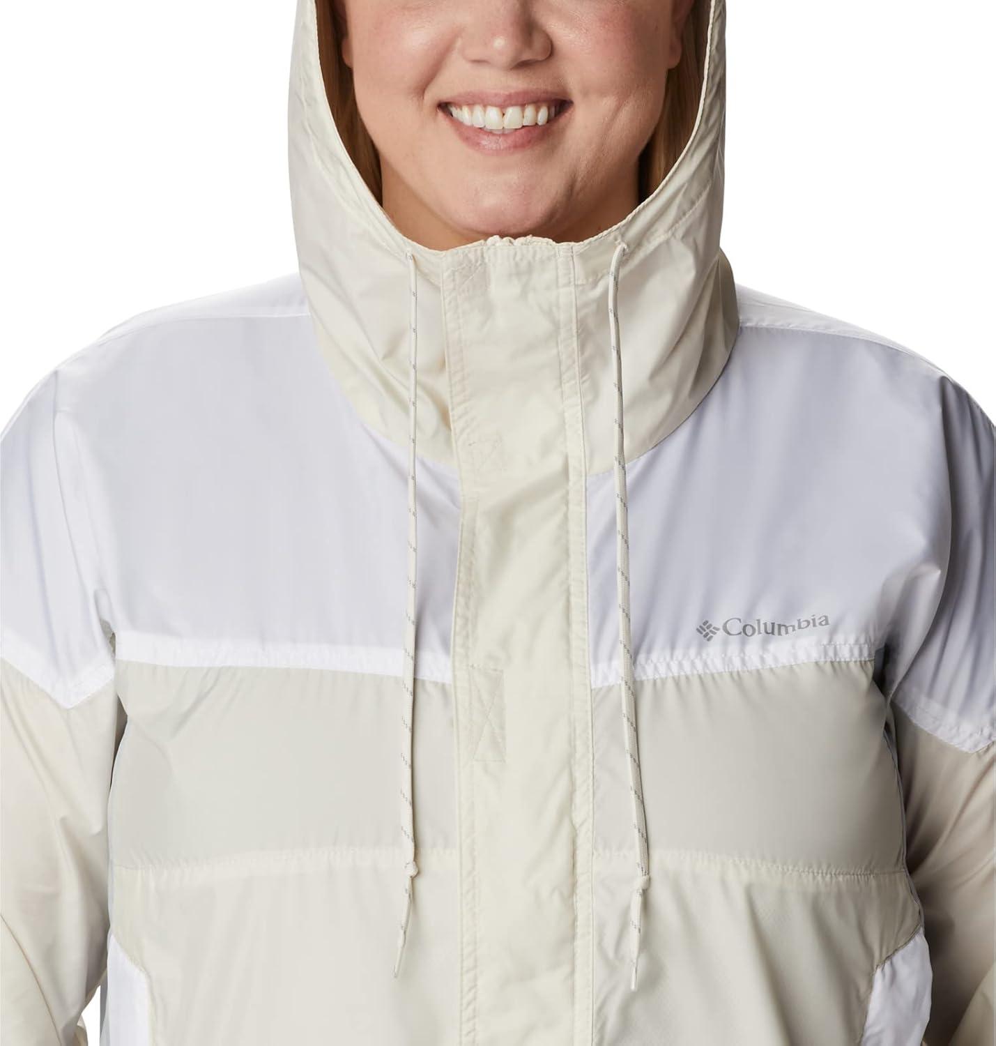 imageColumbia womens Flash Challenger WindbreakerChalkWhiteCirrus Grey