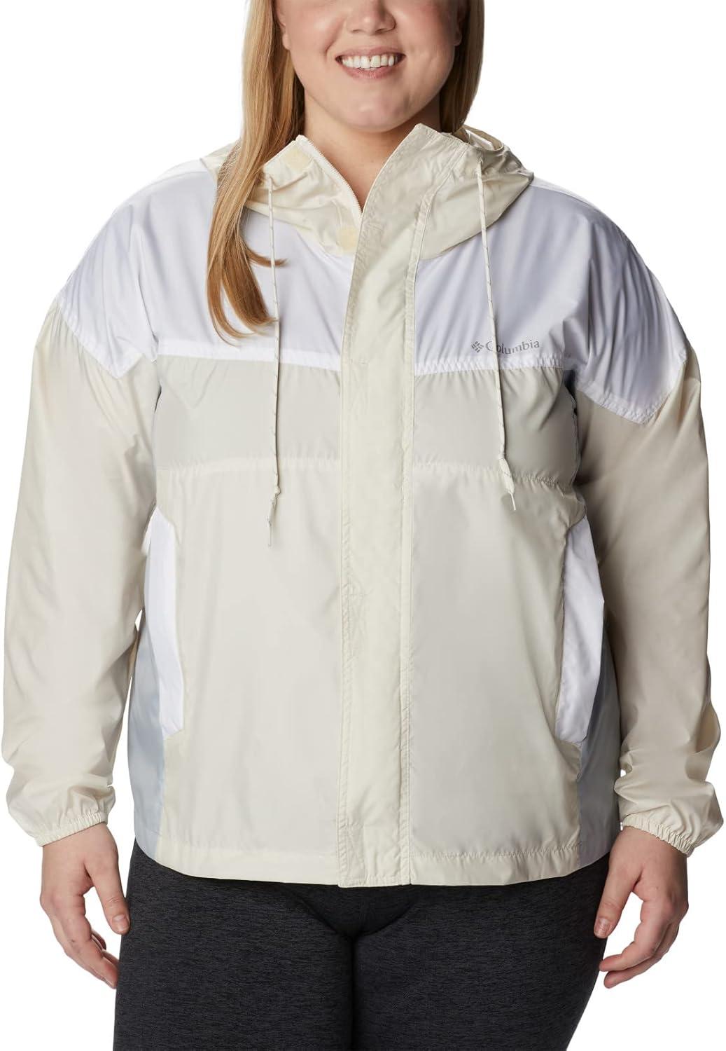 imageColumbia womens Flash Challenger WindbreakerChalkWhiteCirrus Grey
