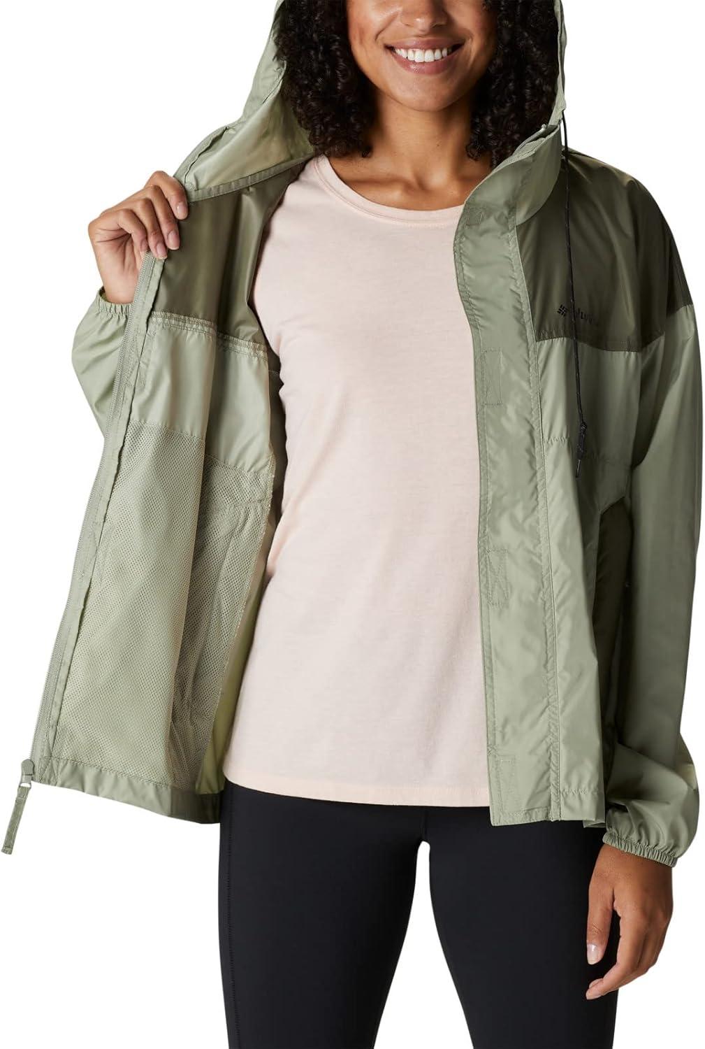 imageColumbia womens Flash Challenger WindbreakerSafariStone Green