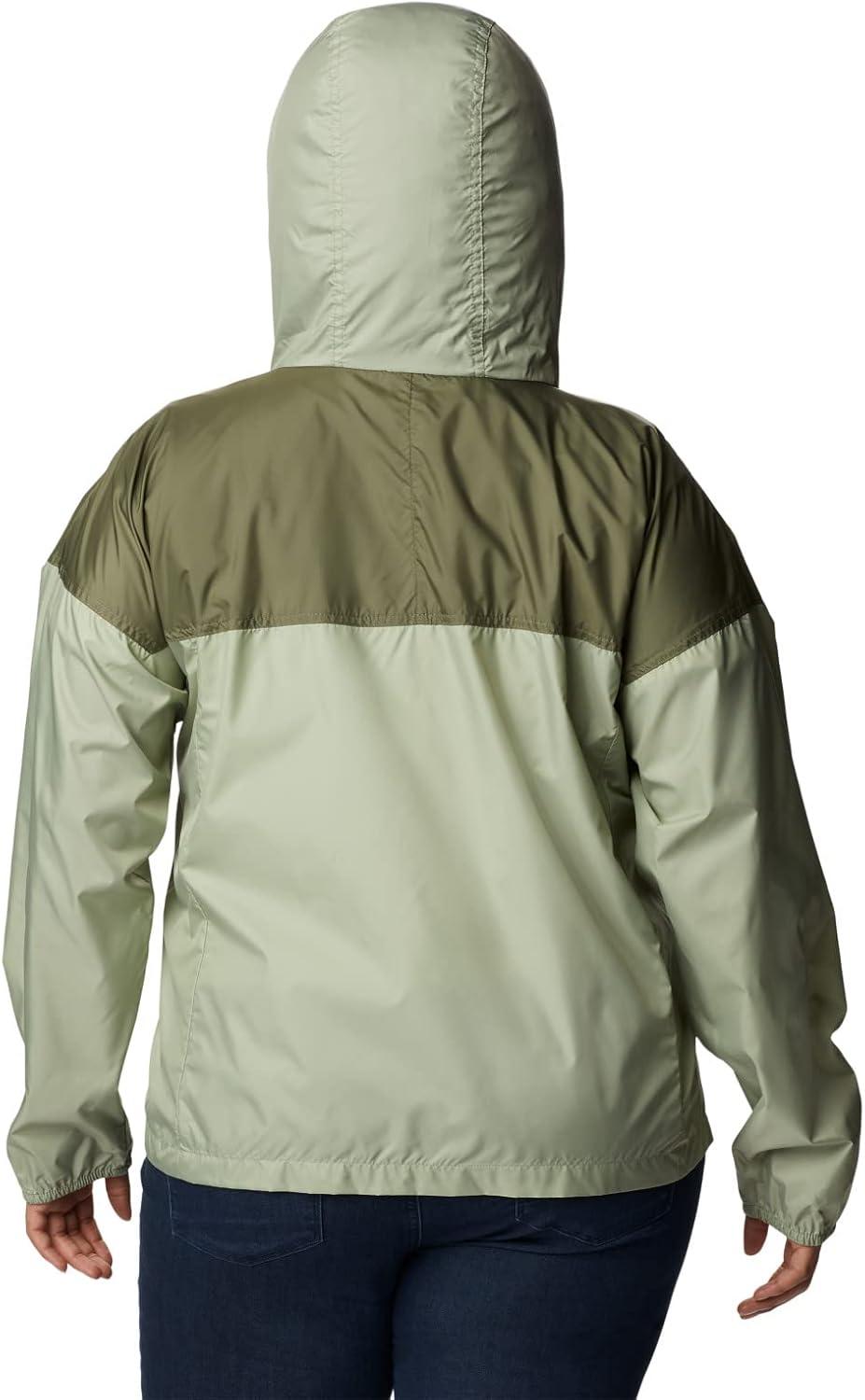 imageColumbia womens Flash Challenger WindbreakerSafariStone Green