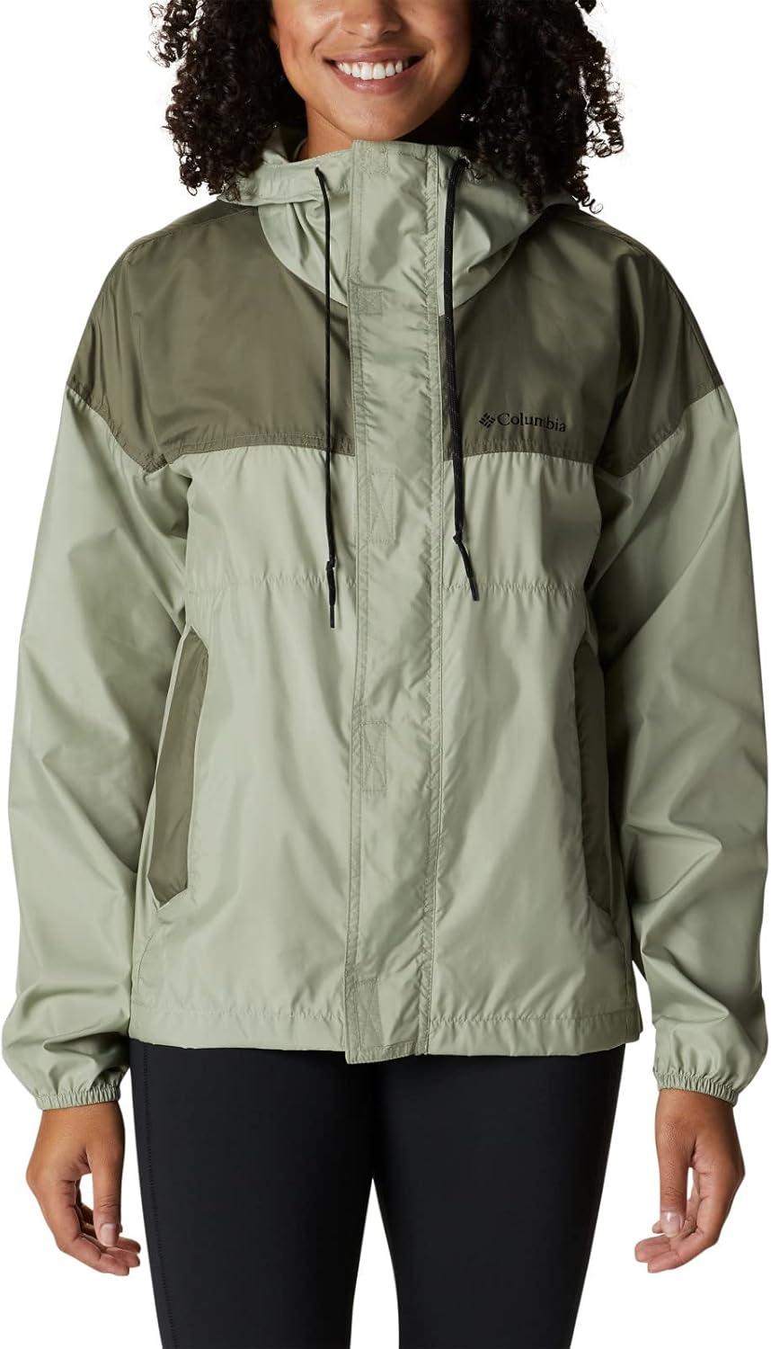 imageColumbia womens Flash Challenger WindbreakerSafariStone Green