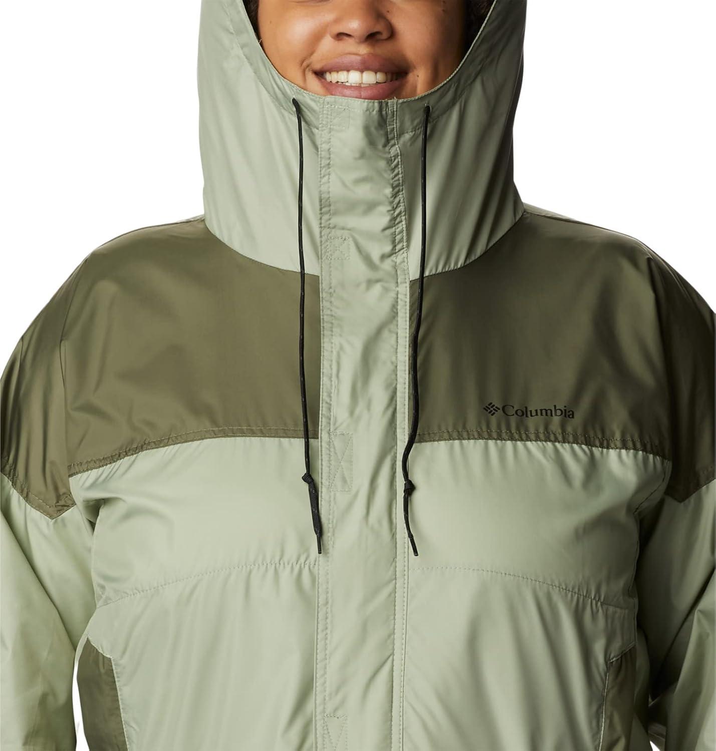 imageColumbia womens Flash Challenger WindbreakerSafariStone Green