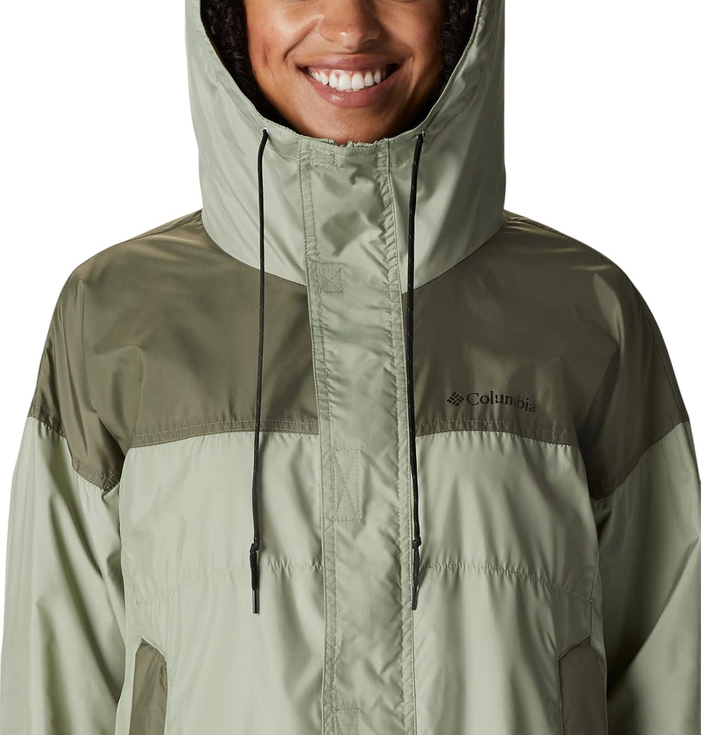 imageColumbia womens Flash Challenger WindbreakerSafariStone Green